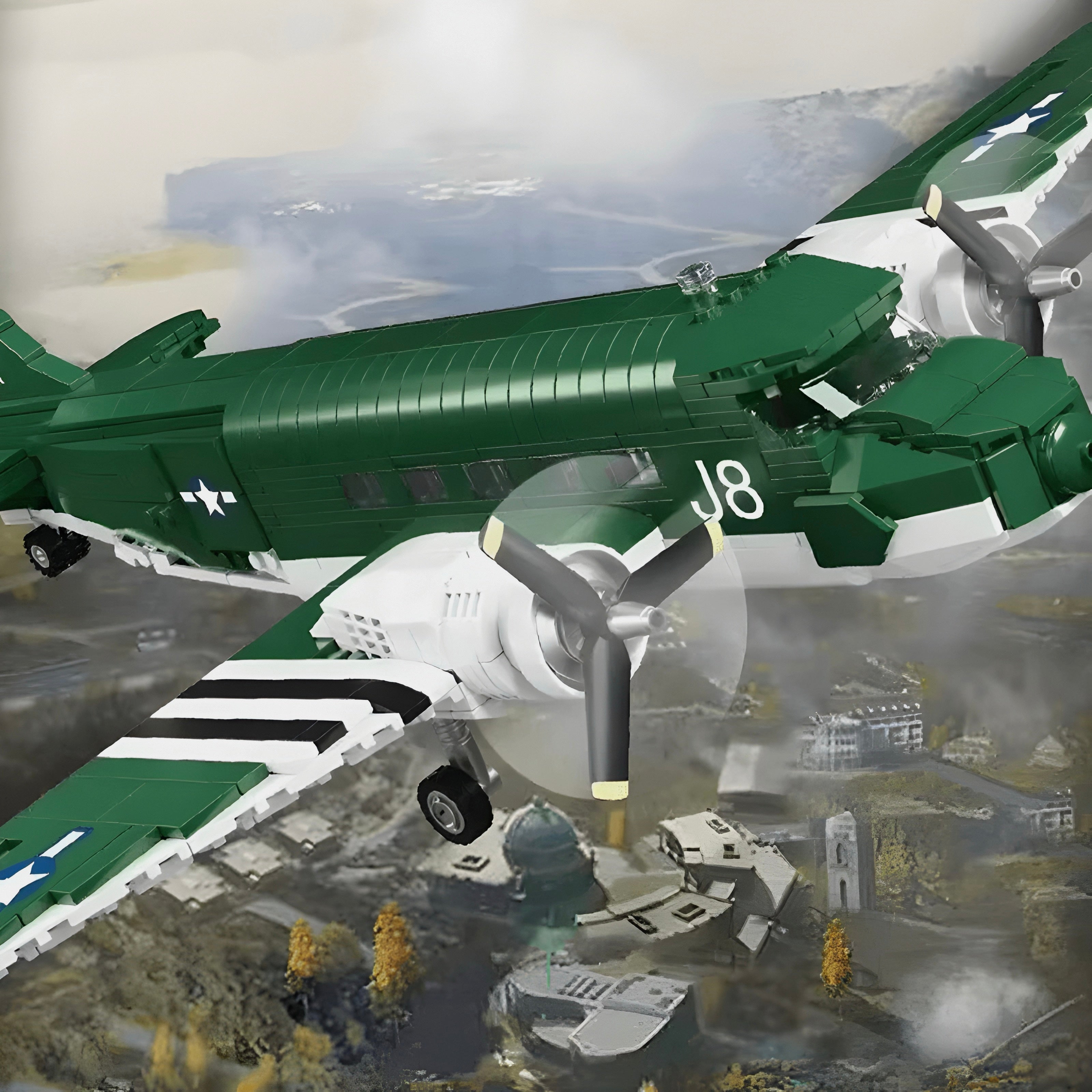 C47 Transport Aircraft | 866pcs