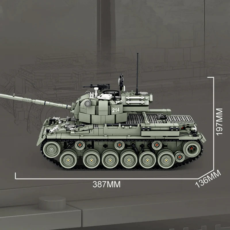 M47 PATTON TANK | 1448PCS