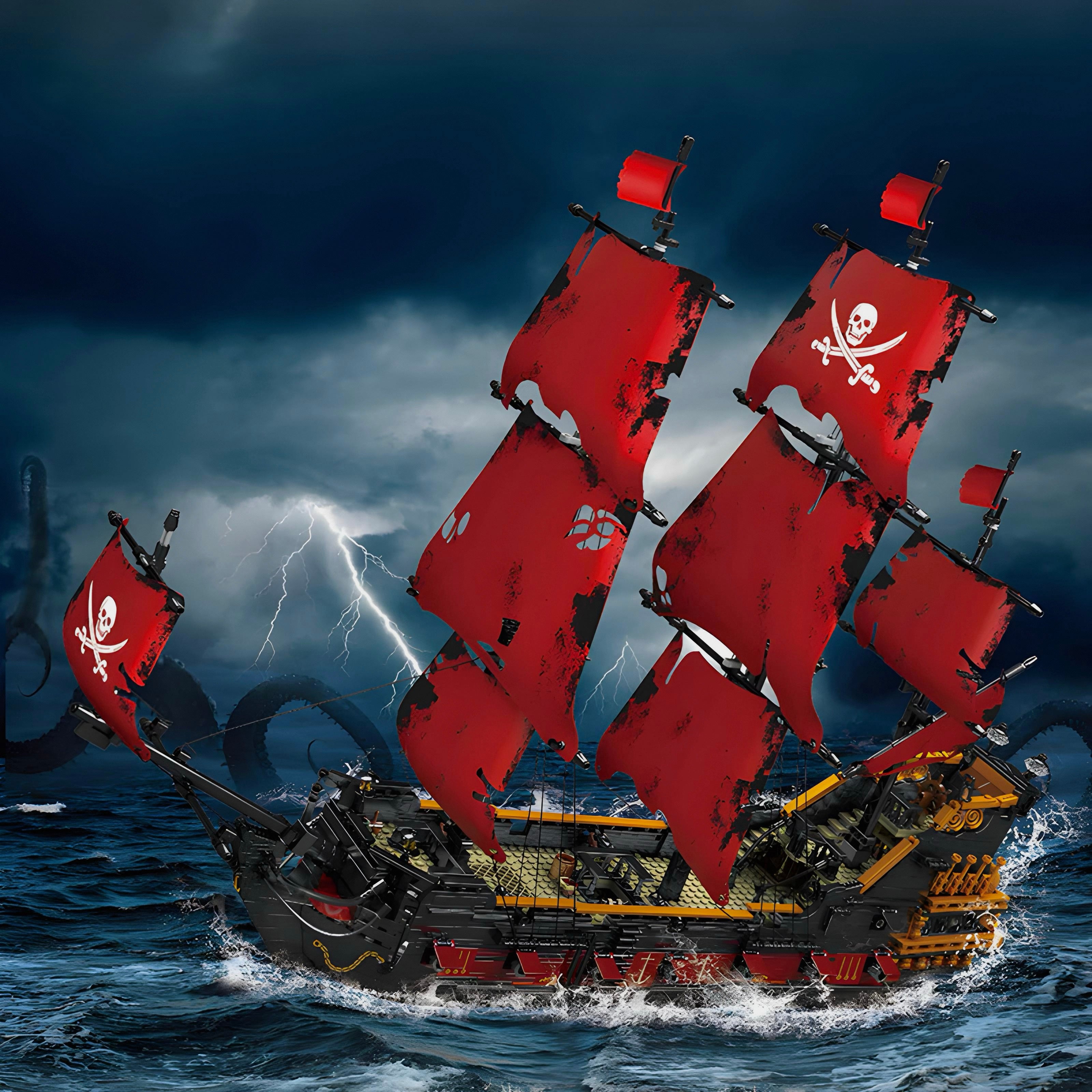 18th Century Pirate Ship | 3138pcs