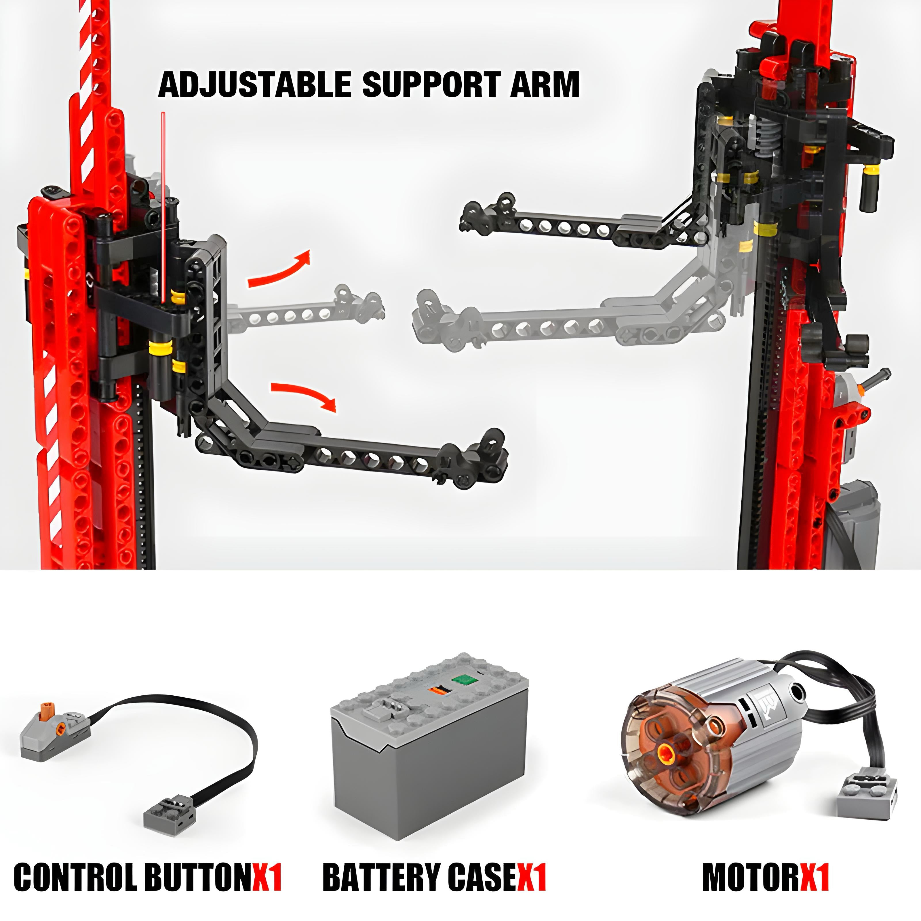 1:8 Electric Car Lift | 537pcs