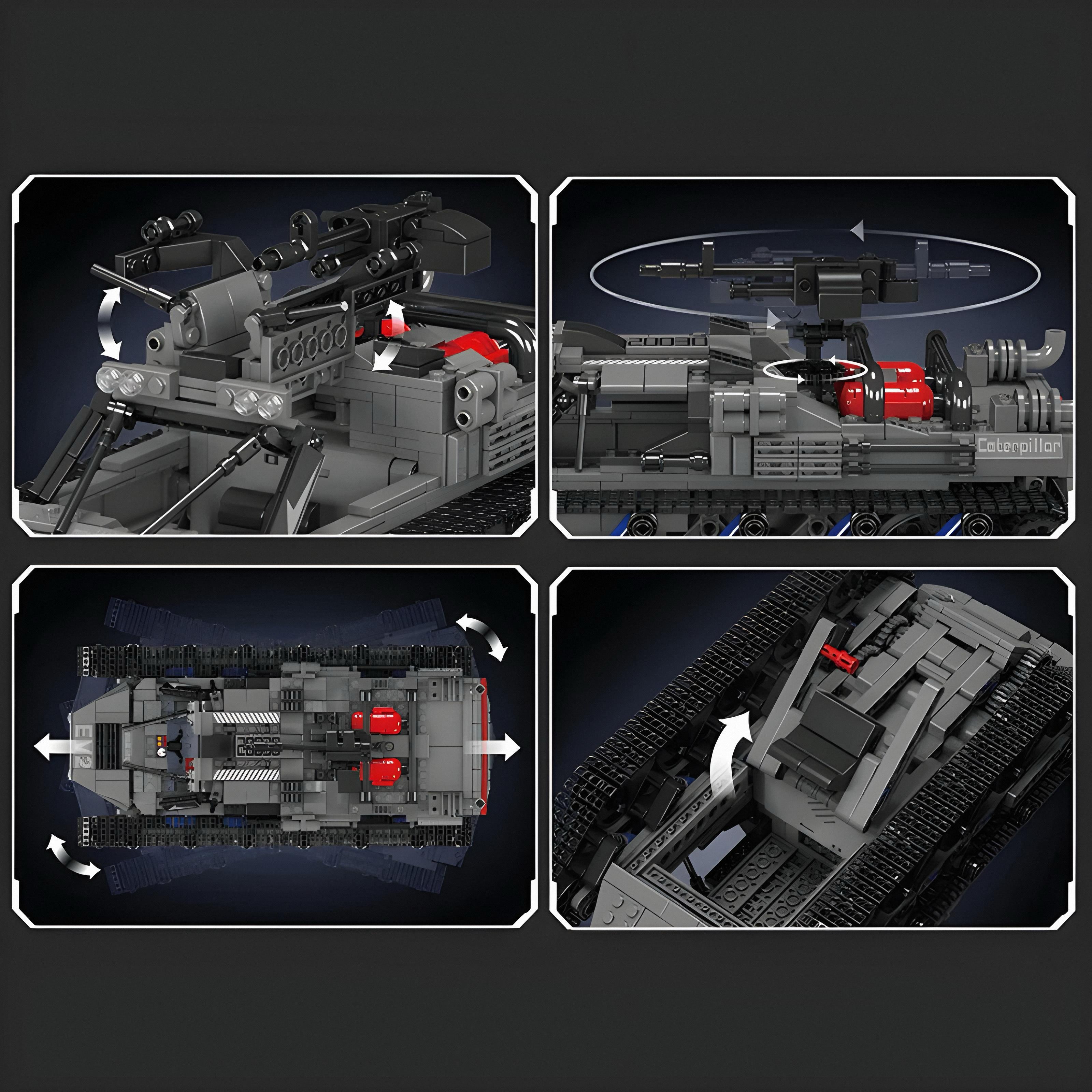 All Terrain Military Tank EV2 | 1047pcs