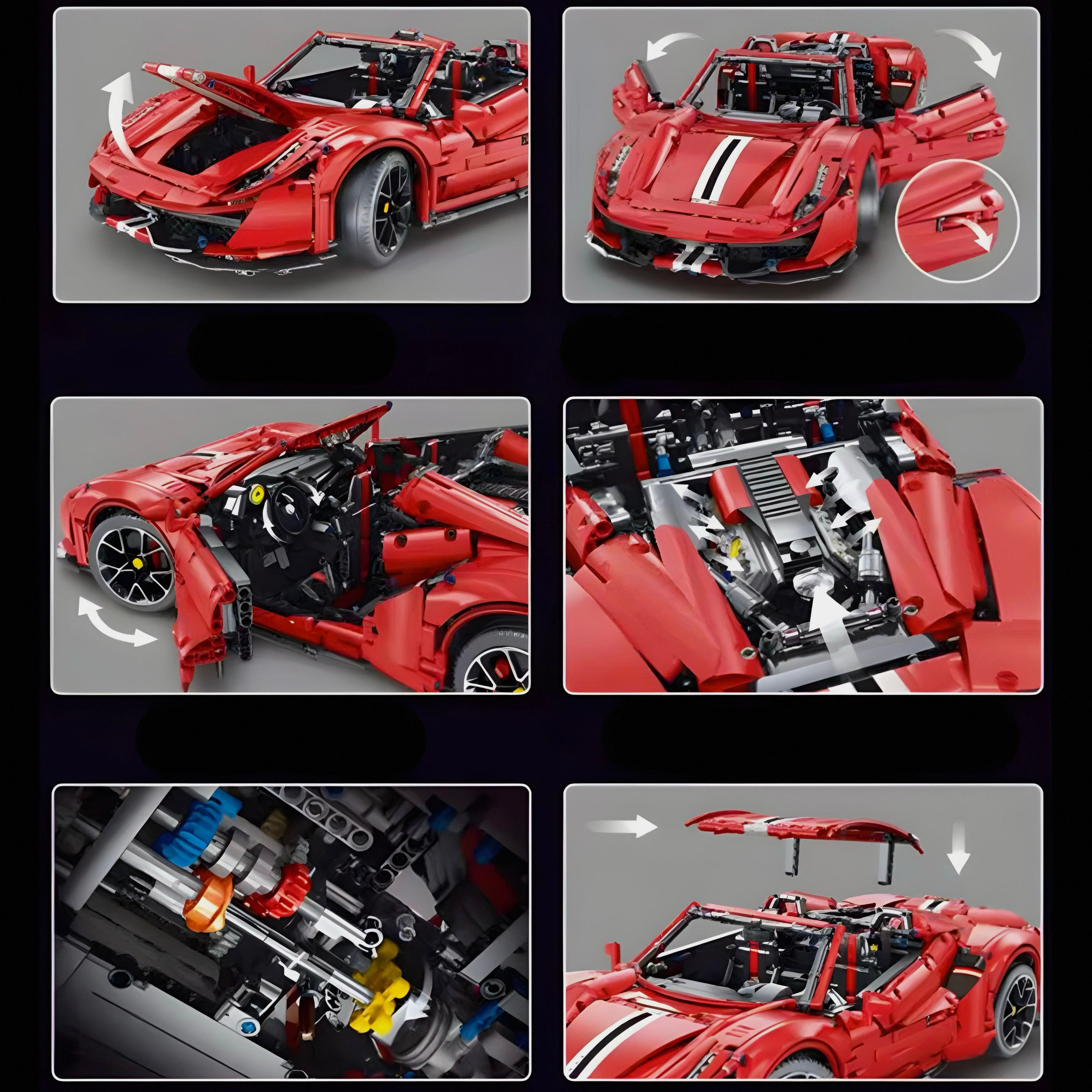 Collector's 488 Pista Spider | 3609pcs