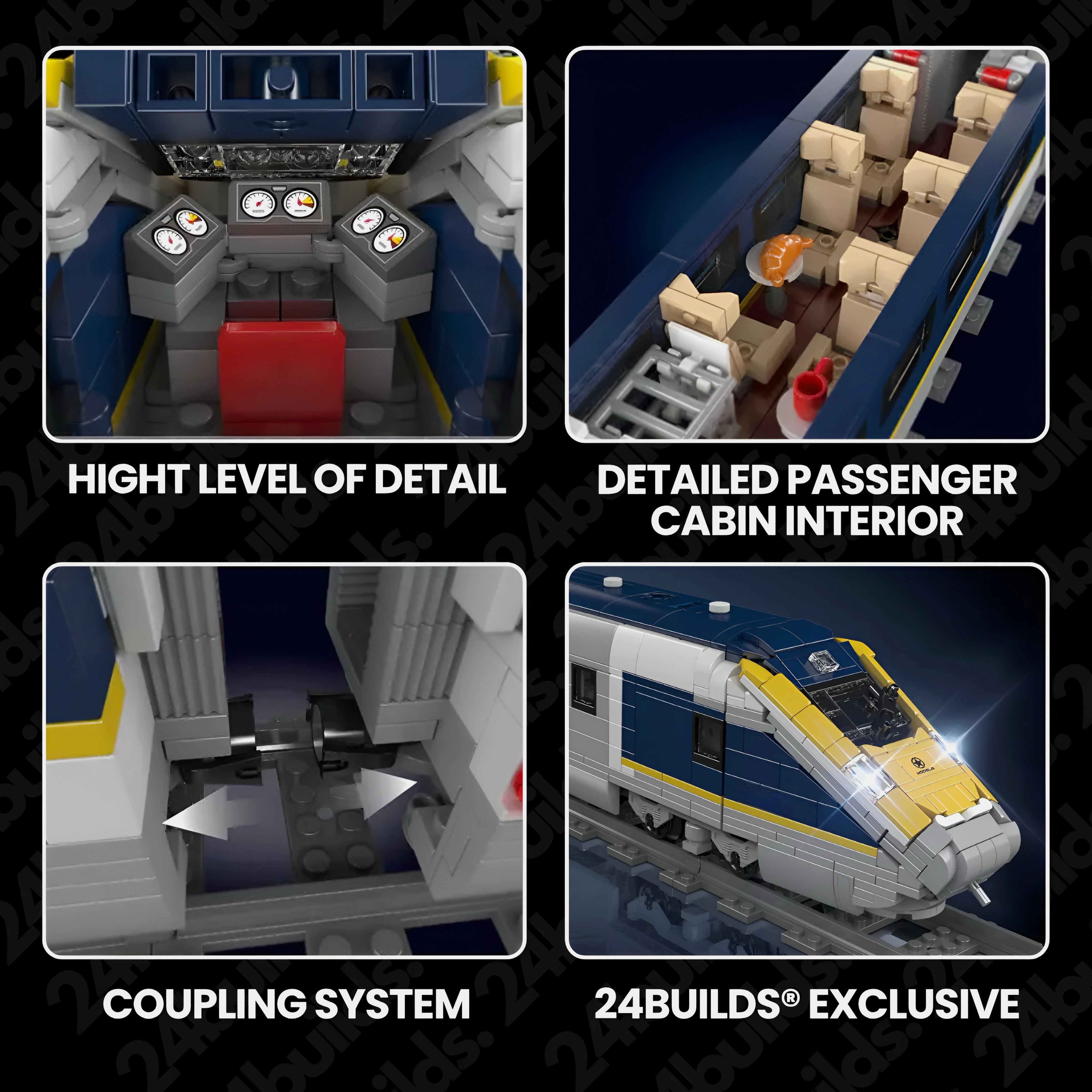 Remote Controlled Eurostar E320 | 1948pcs