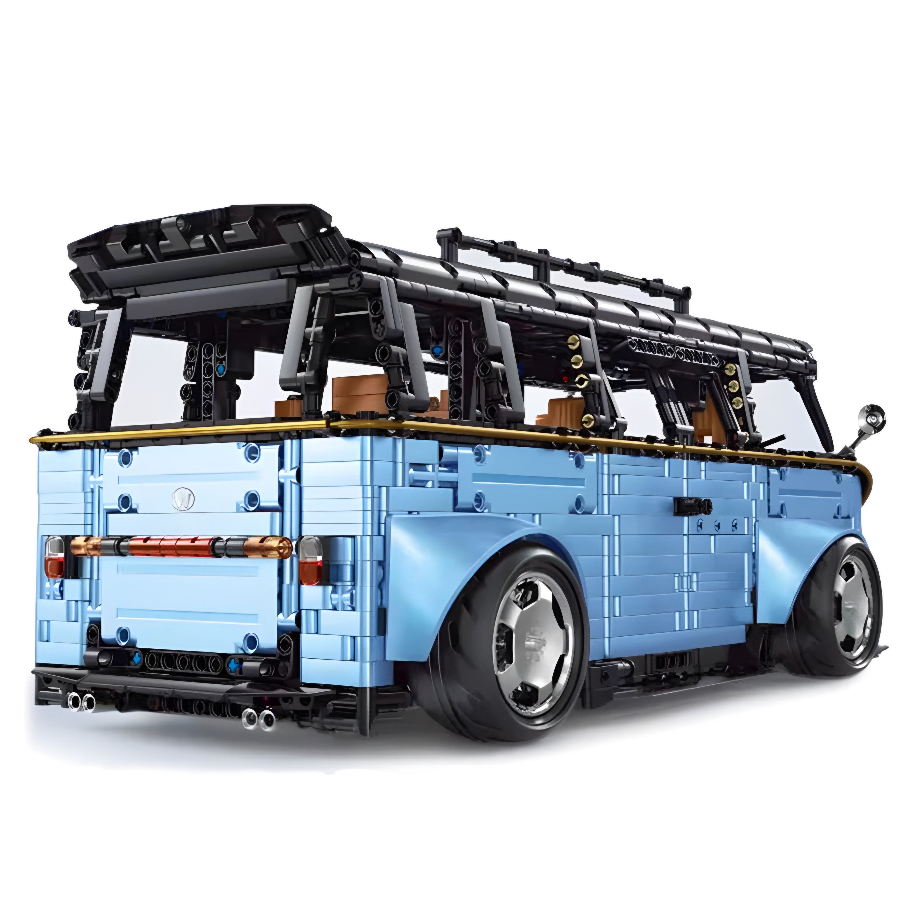 Widebody Satin Blue Campervan | 3298pcs