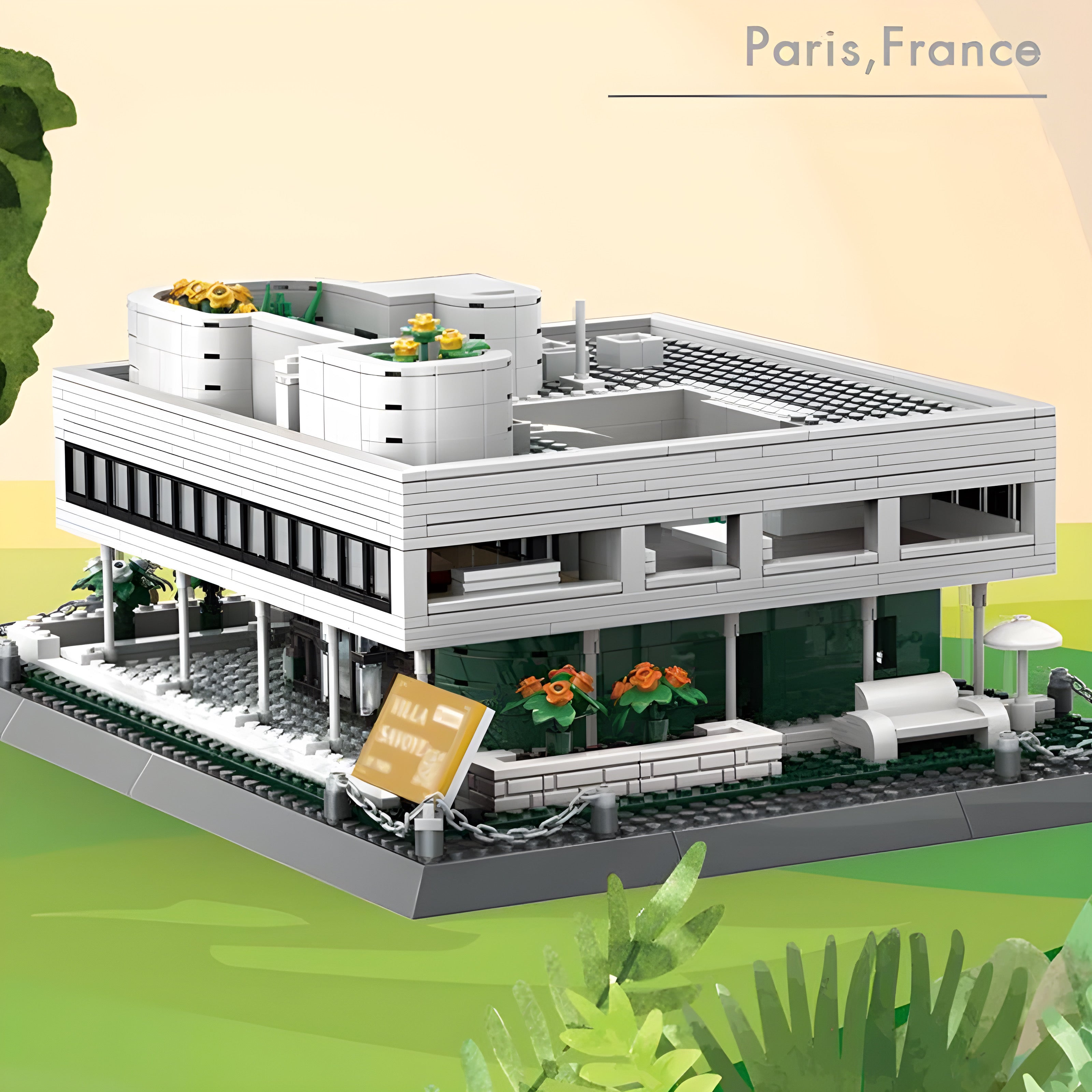 Villa Savoye, Paris | 1225pcs