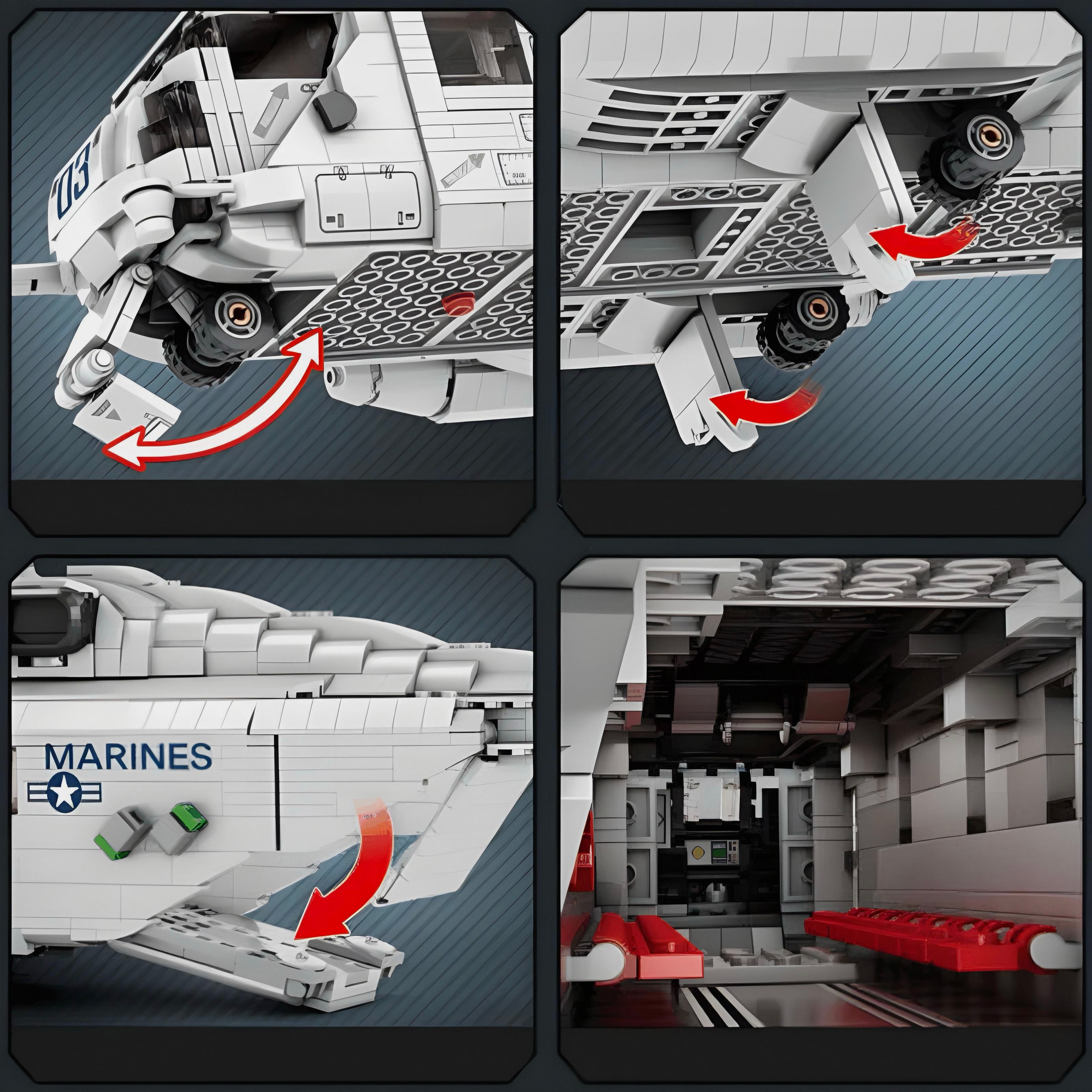 CH-53 Transport Helicopter | 2192pcs