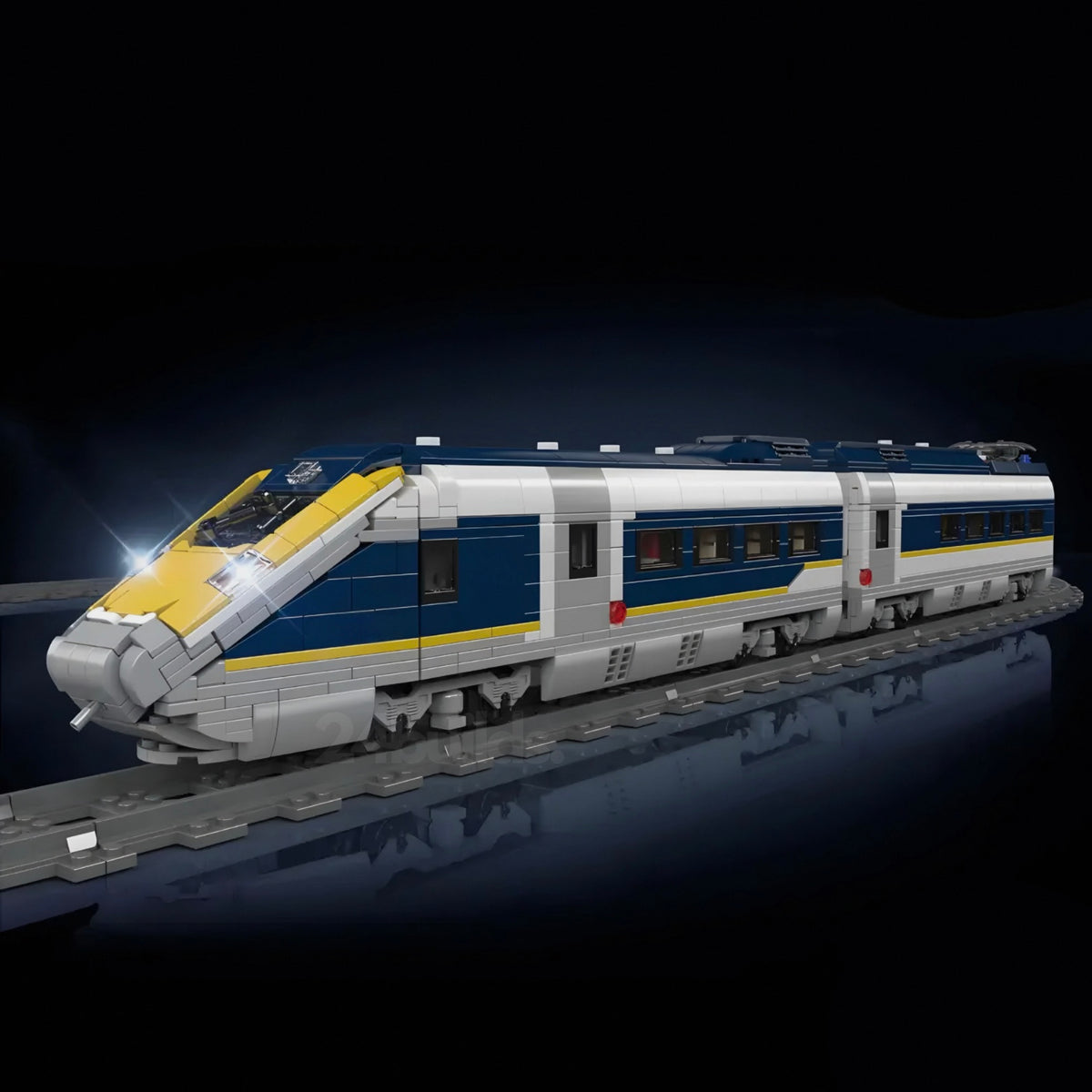 Run a high-speed train round its own oval