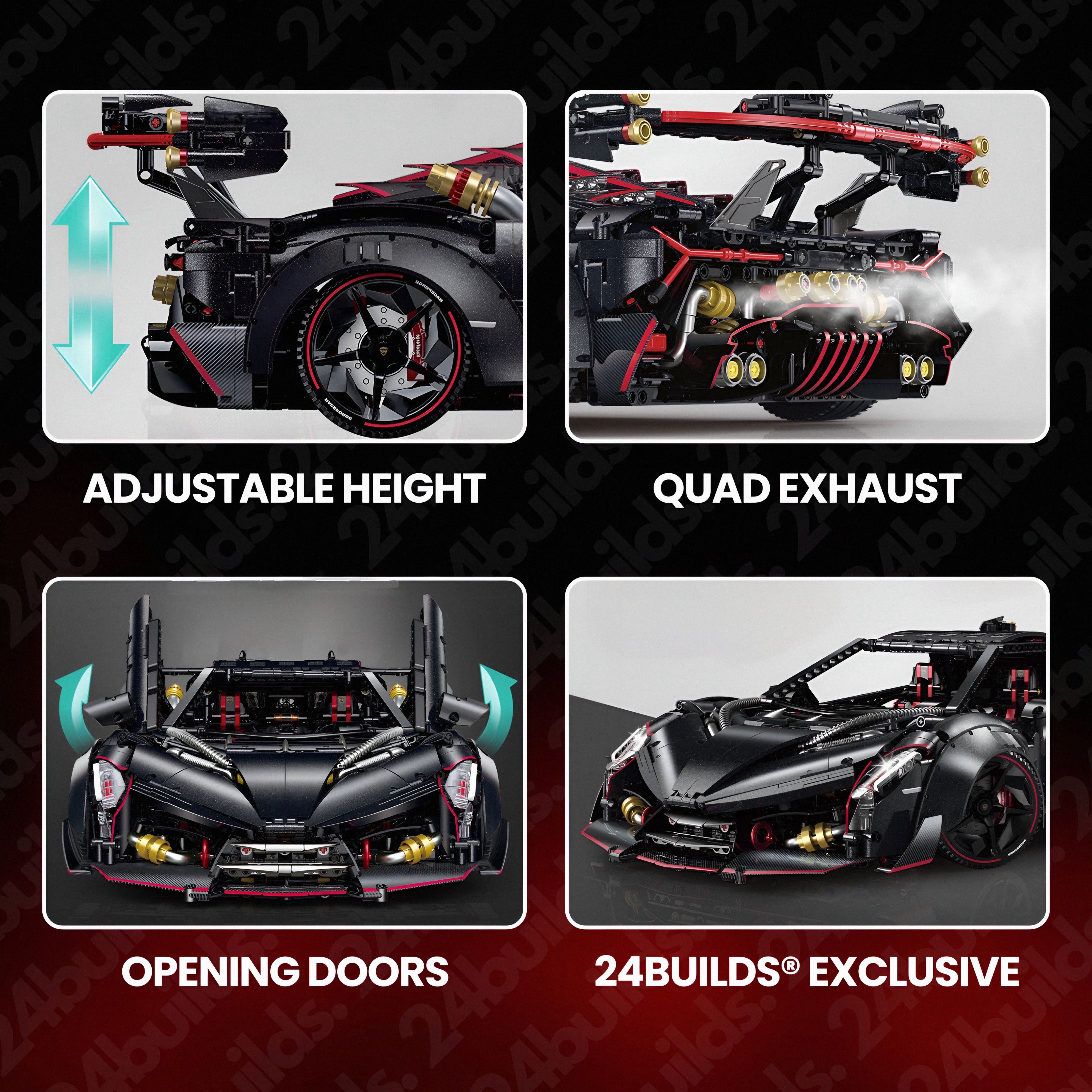 Limited Edition Obsidian V12 Supercar | 3910pcs
