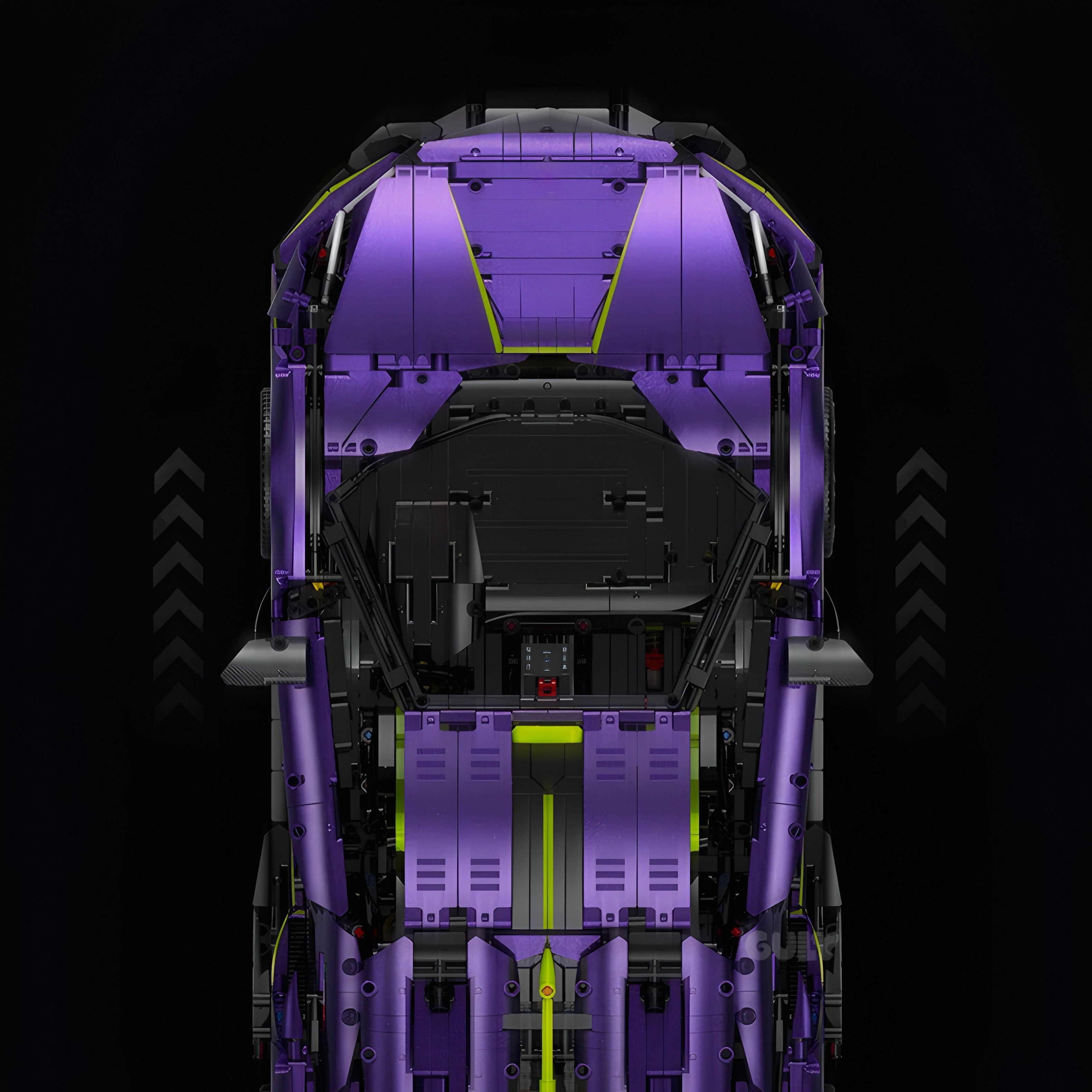 Purple Flake Edition V10 Supercar | 3658pcs