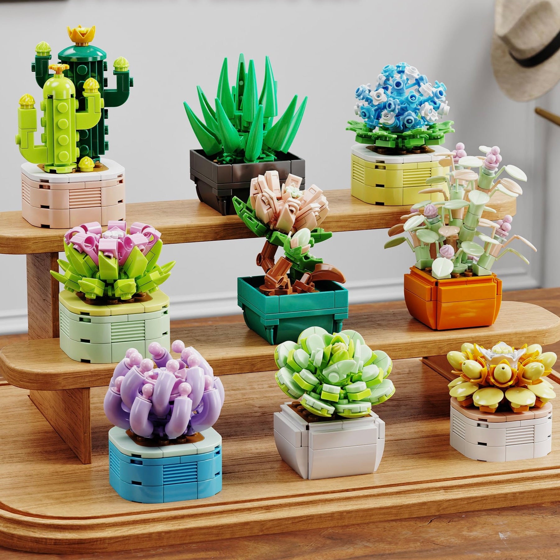 9 Plants Collection | 834pcs