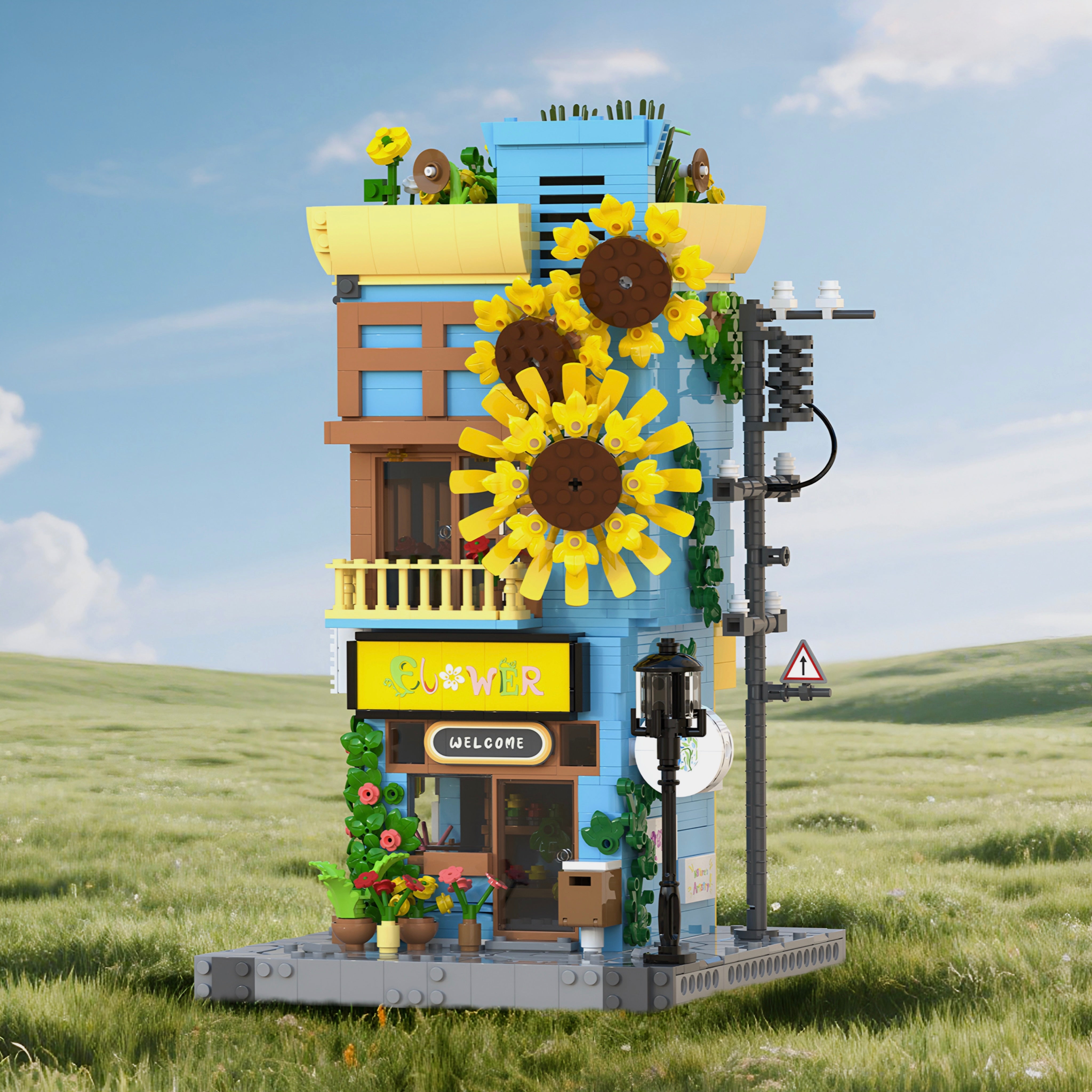 The Sunflower House | 1582pcs