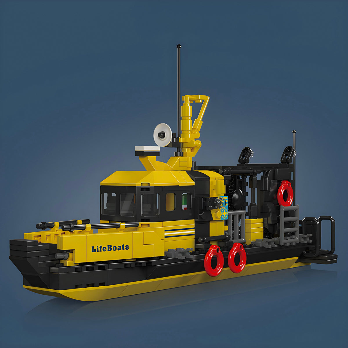 Open the doors to a fully equipped rescue cabin