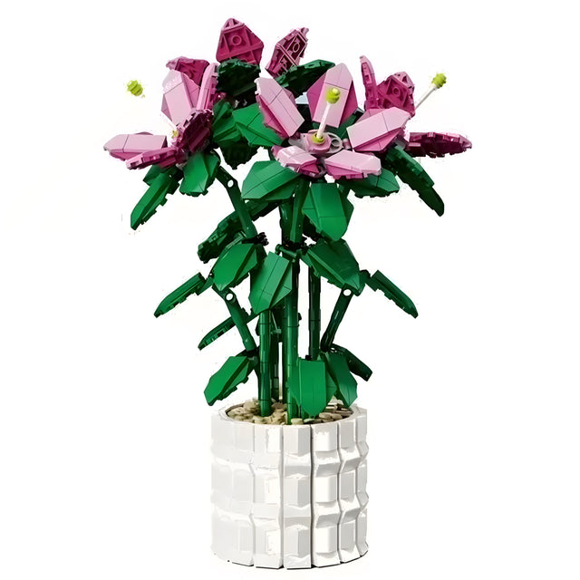 Pink Bellflower Pot
