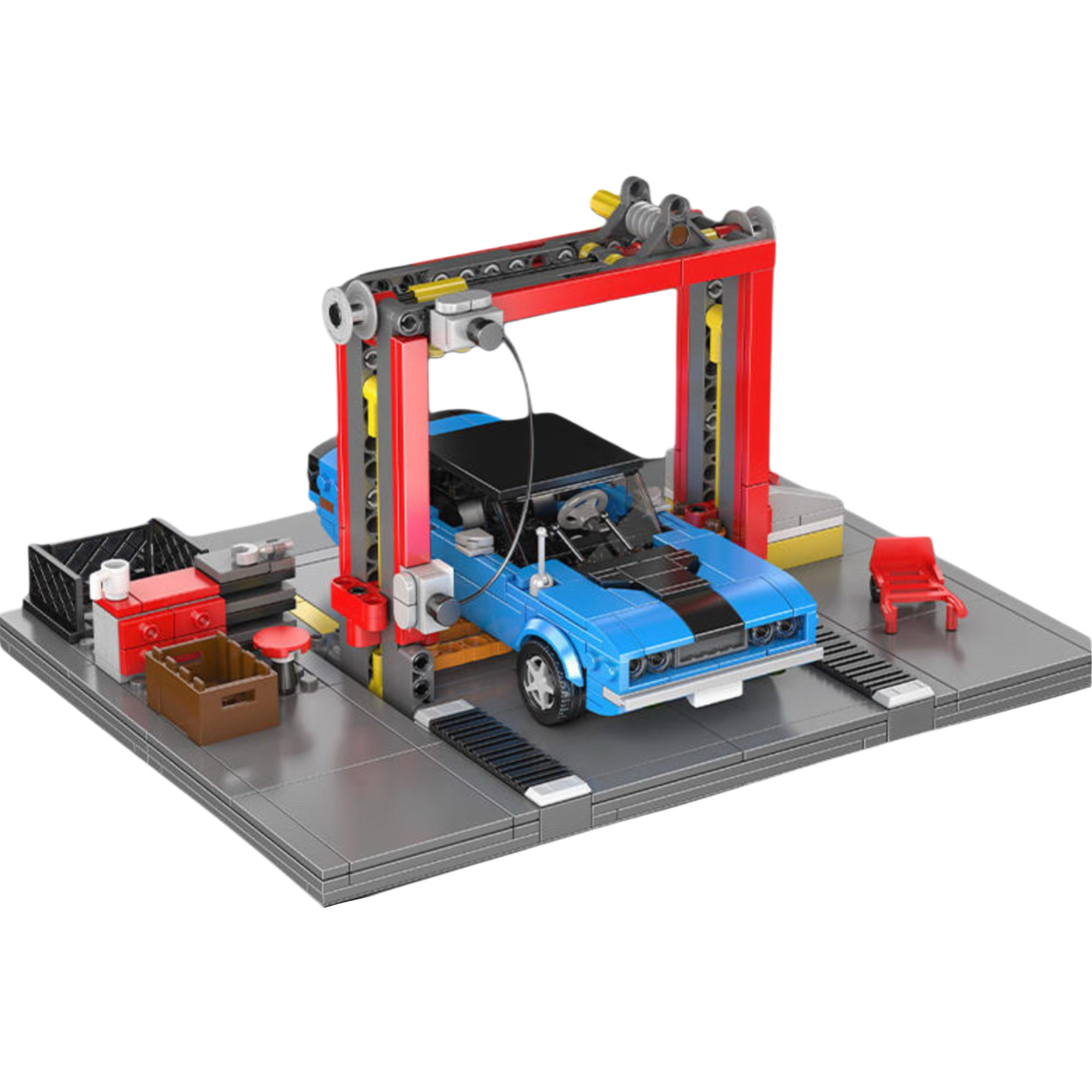 70s American Auto Repair Shop | 856pcs