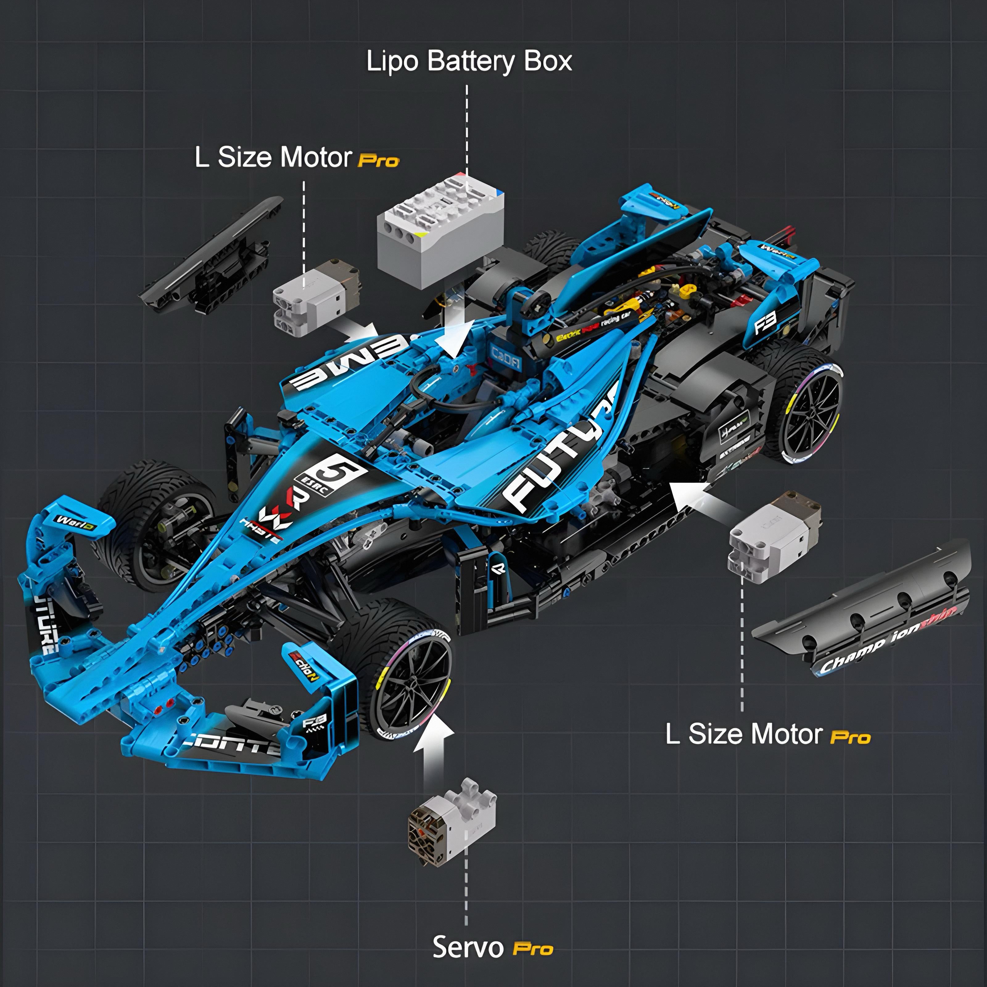 Gen 2 Electric Single Seater Race Car | 1666pcs