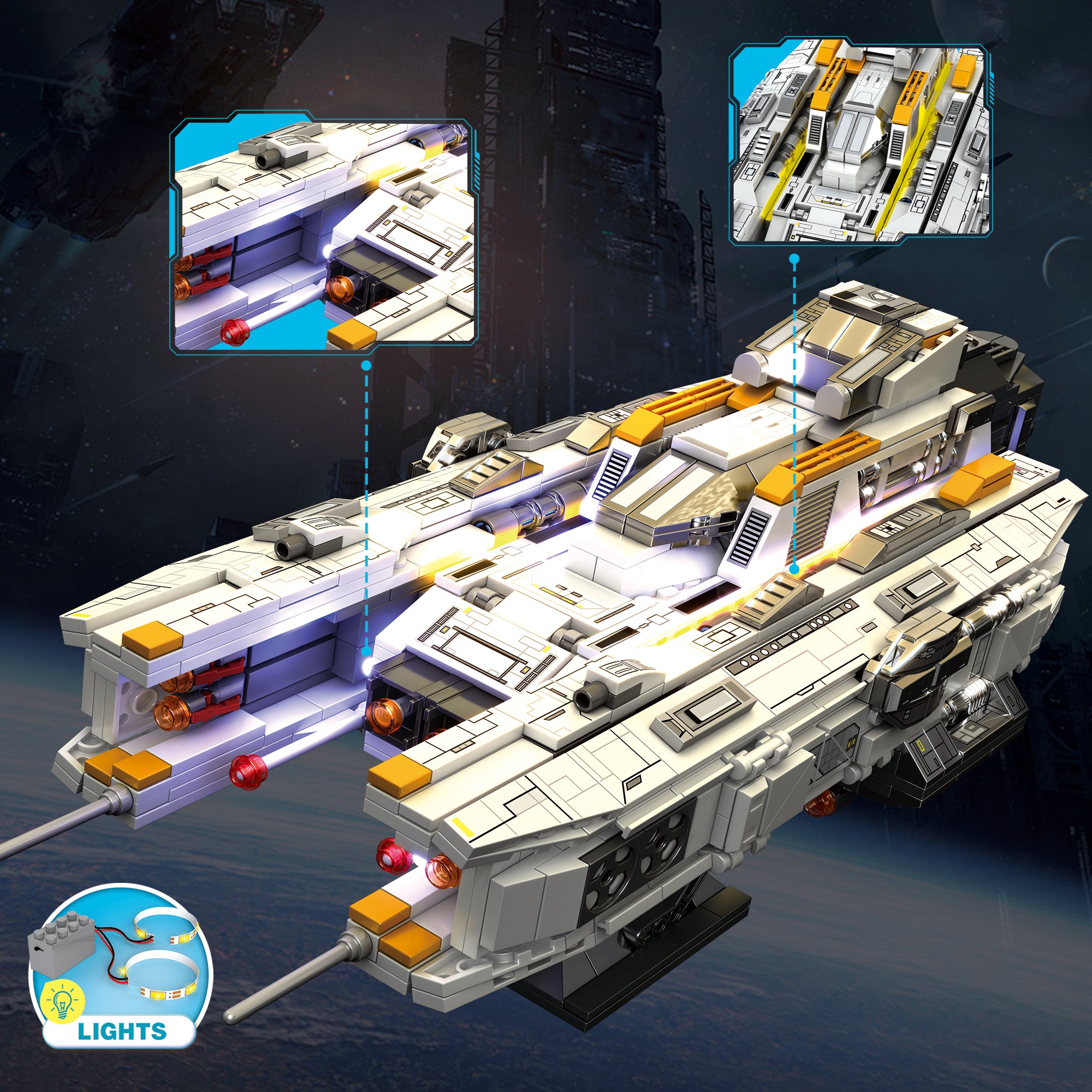 Intergalactic Tactical Warship | 794pcs