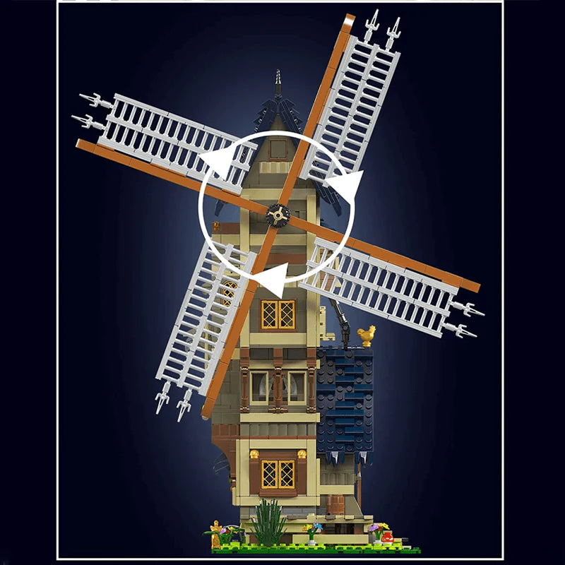 Middle Ages Windmill | 1583pcs