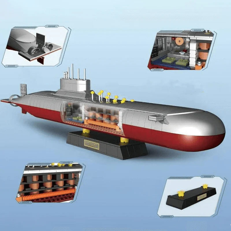 Type 9411 Nuclear Submarine | 1104pcs