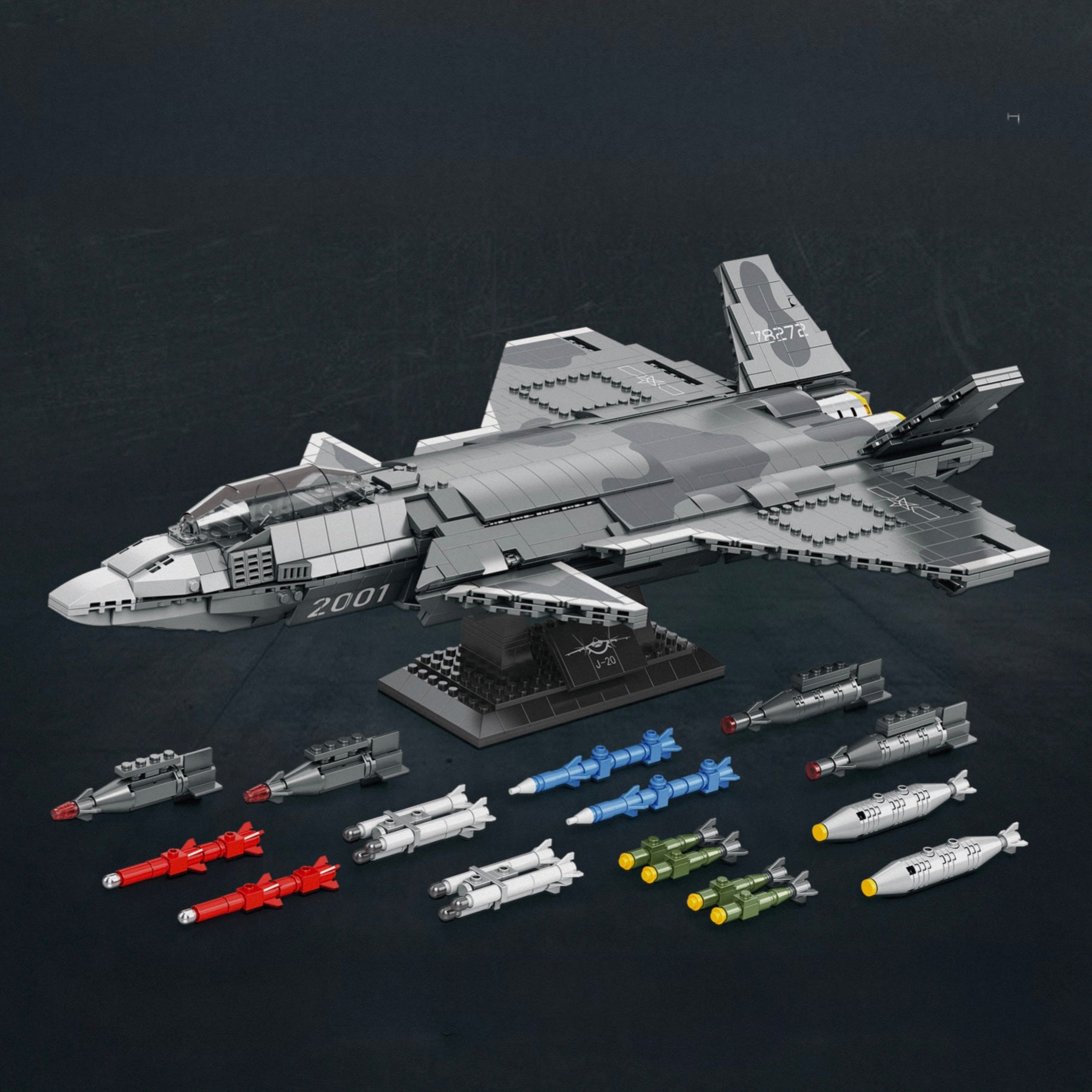 J-20 Fighter Aircraft | 1918pcs