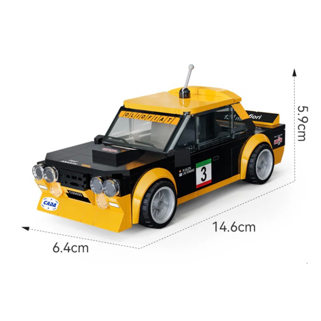 Fiat 131 Abarth | 256pcs