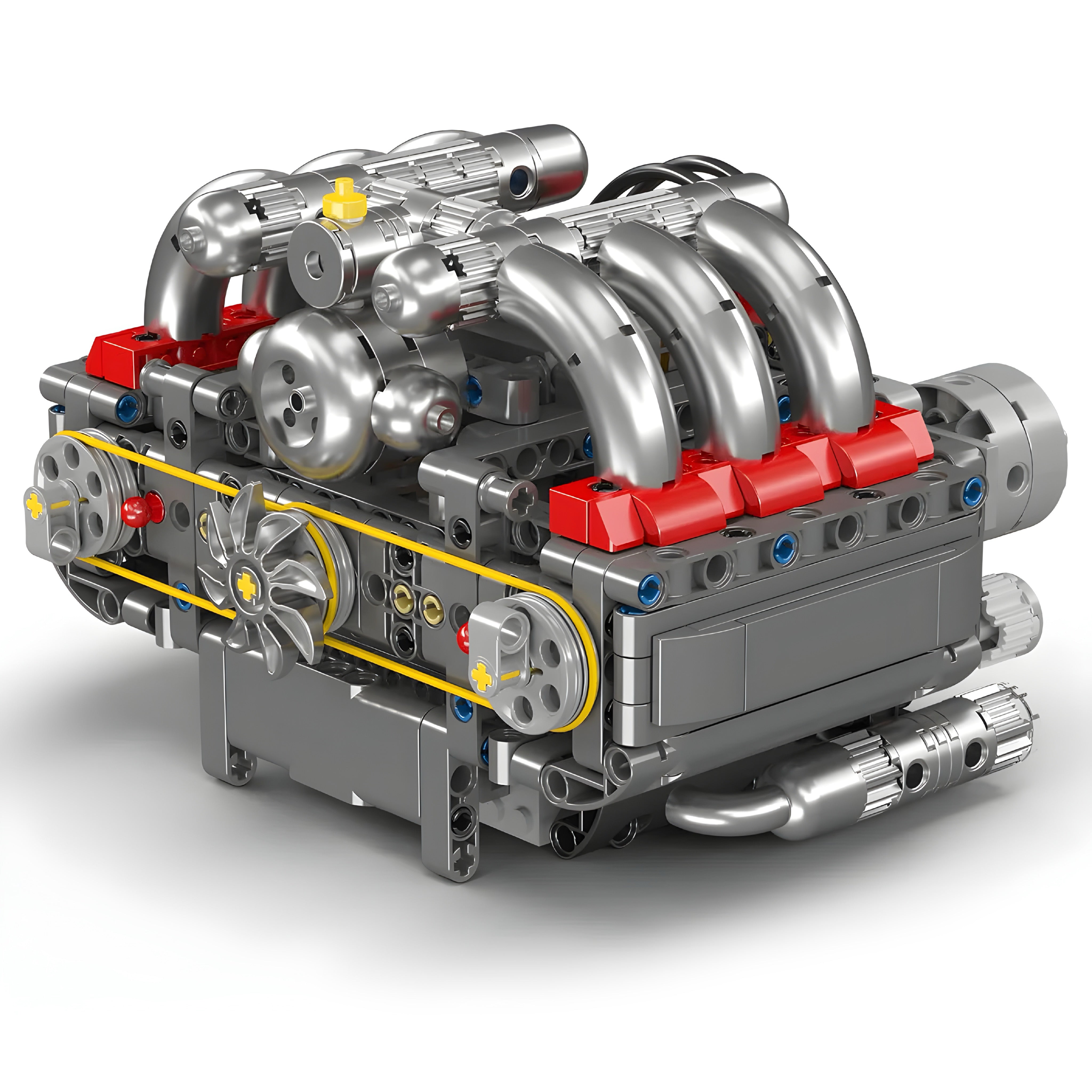Motorised 6-Cylinder Engine | 608pcs