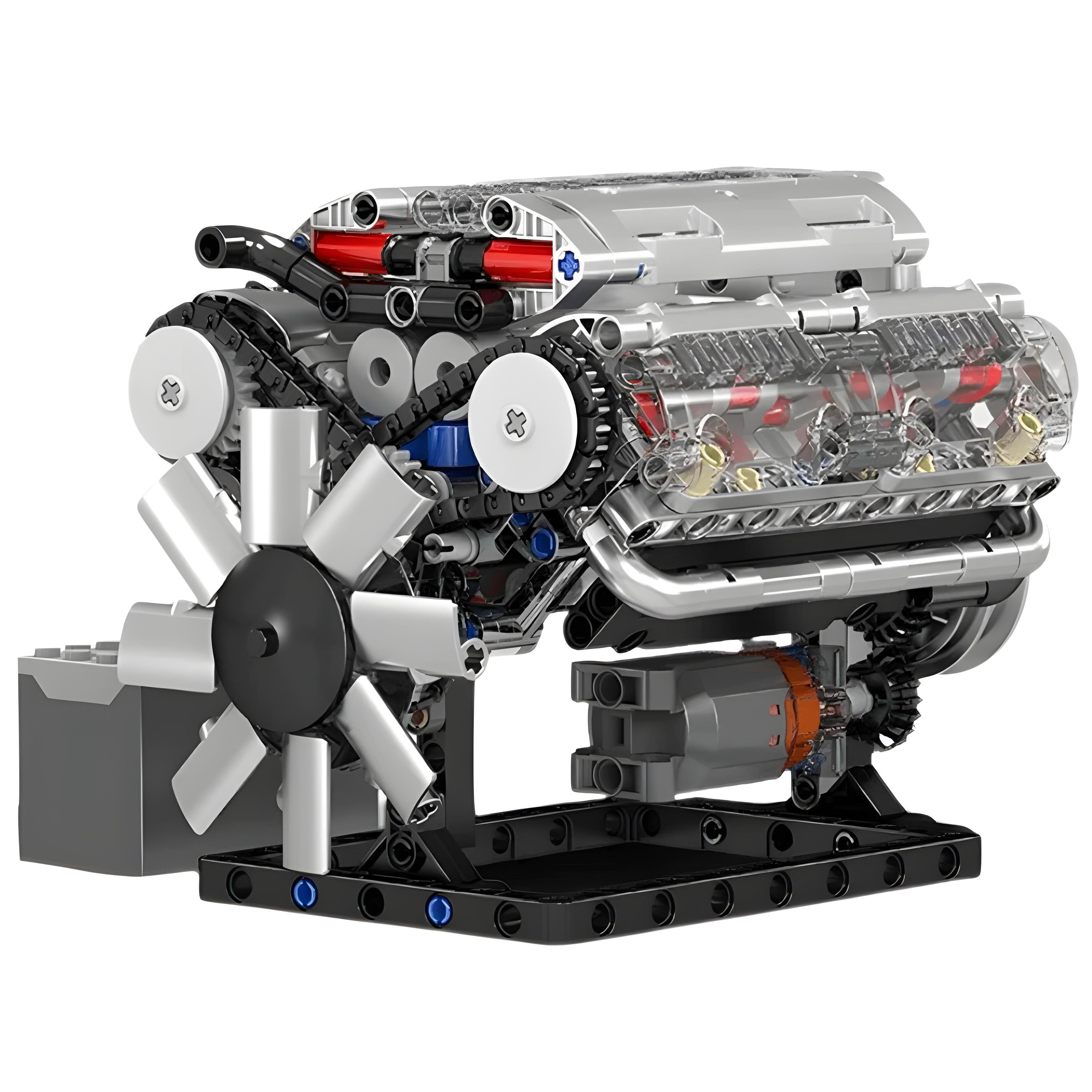 Motorised V8 Engine | 534pcs