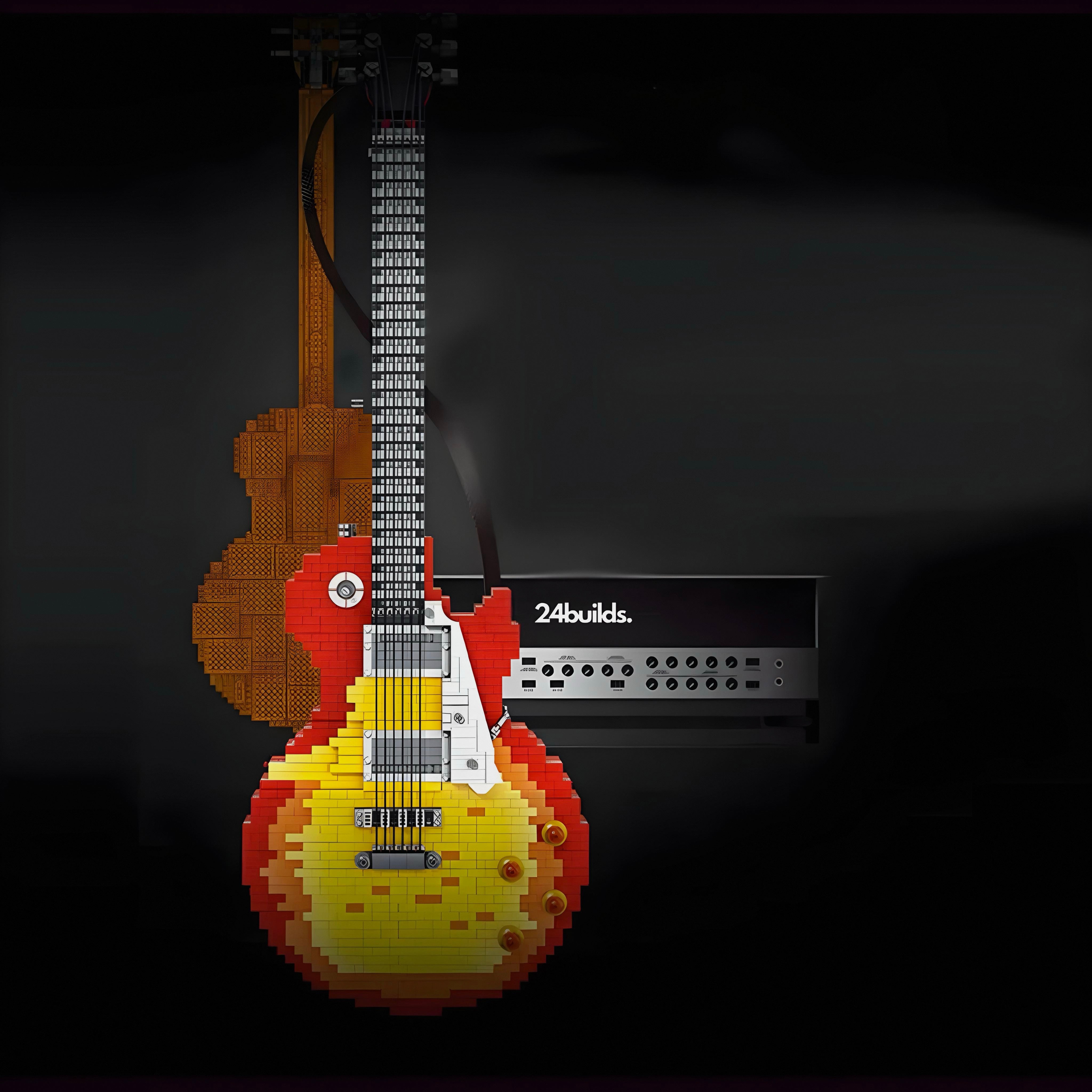 1:1 Scale Electric Guitar | 2502pcs