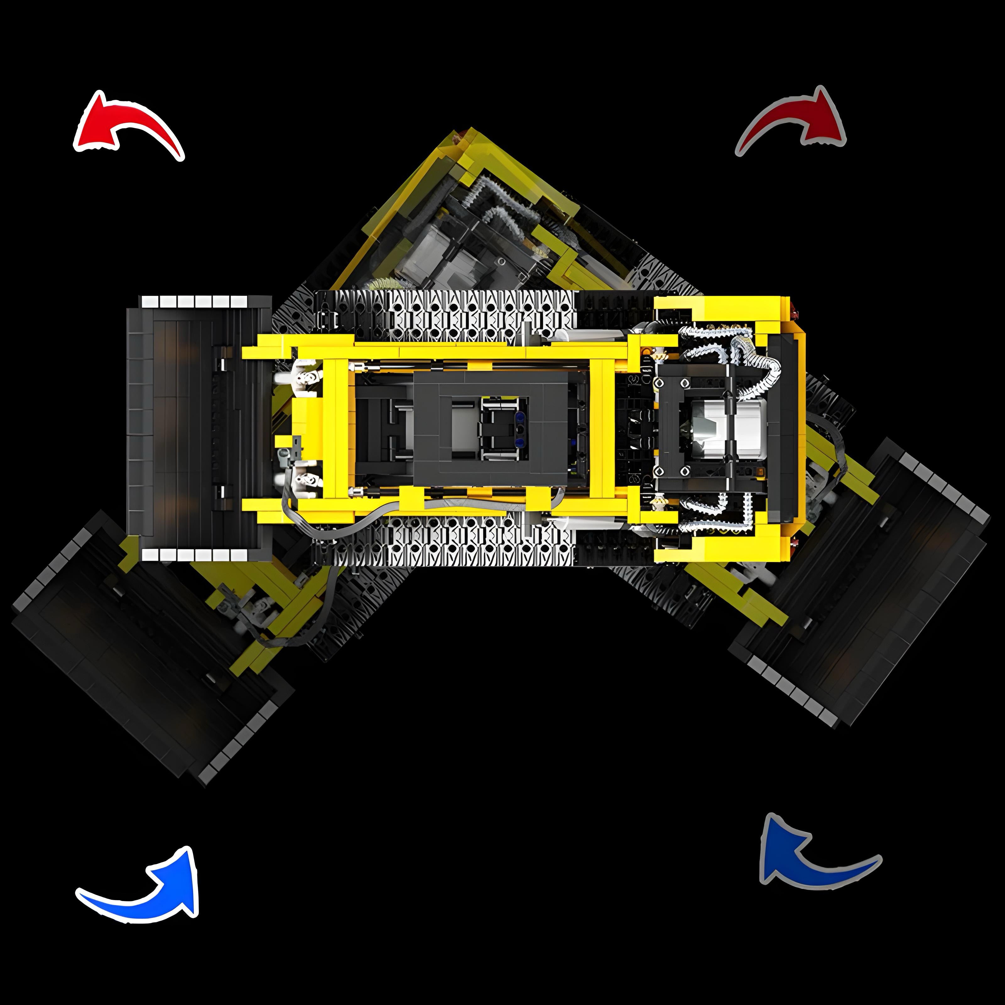 Remote Controlled Compact Track Loader | 1800pcs