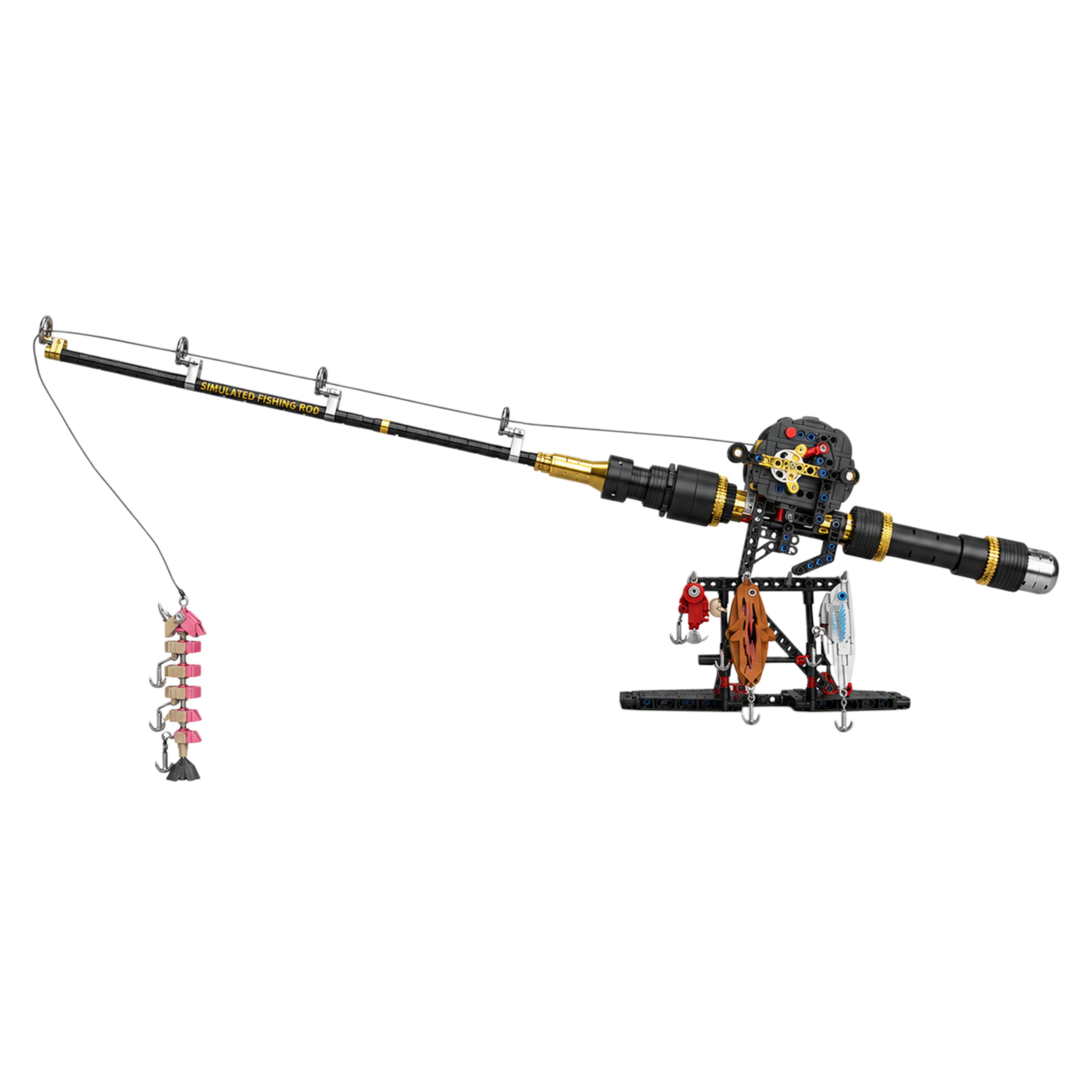 Drum Reel Fishing Rod