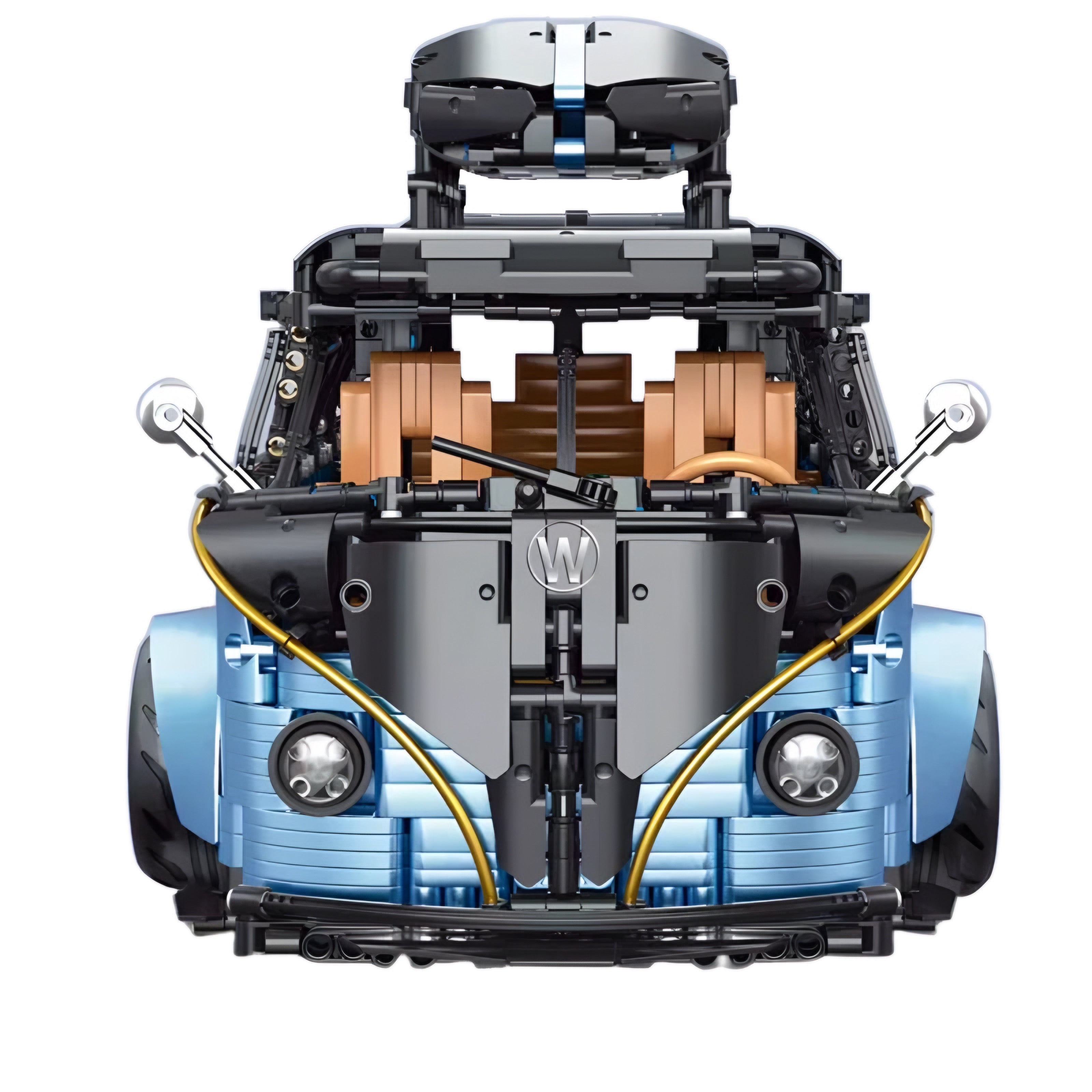 Widebody Satin Blue Campervan | 3298pcs