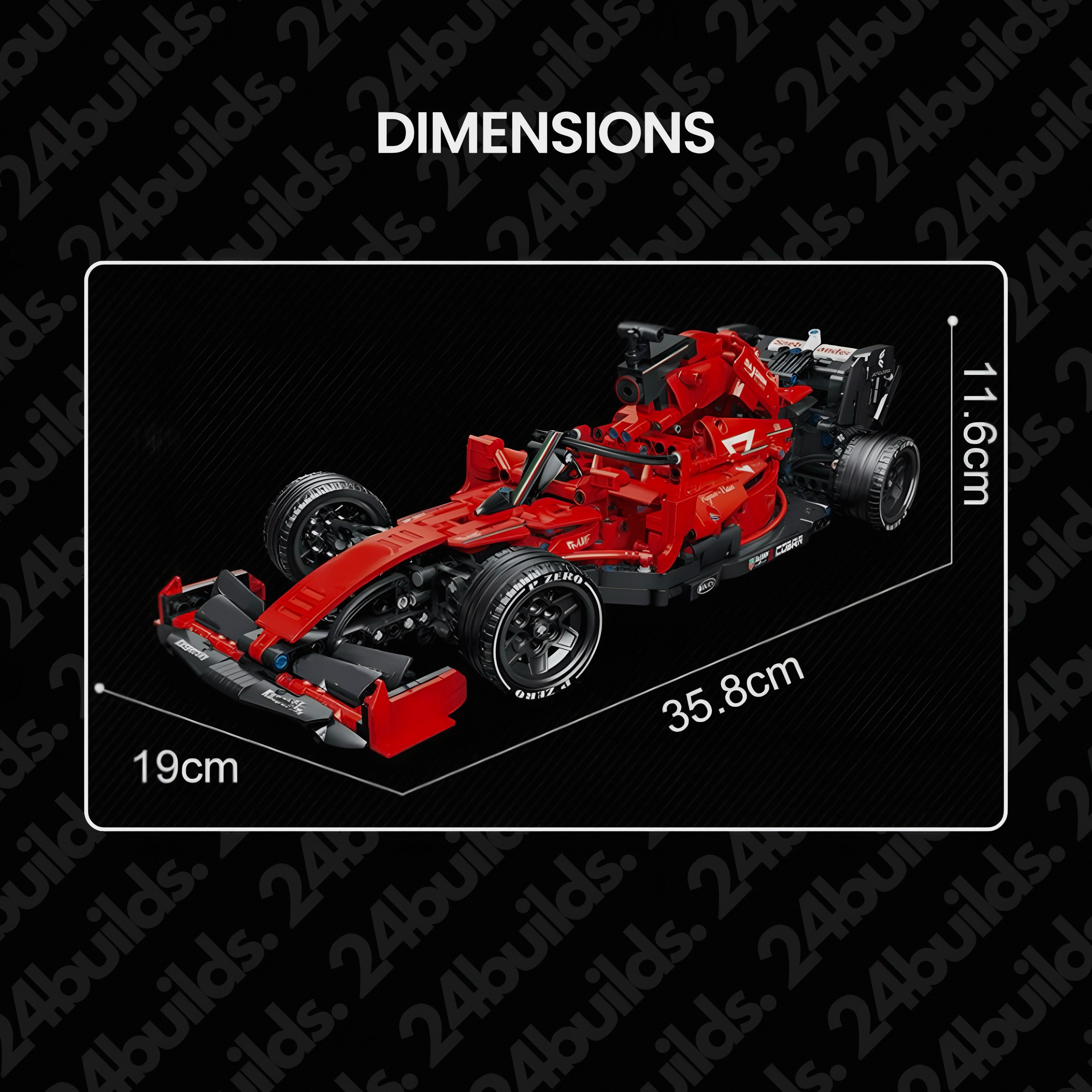 Remote Controlled 2020 Italian Single Seater | 1392pcs