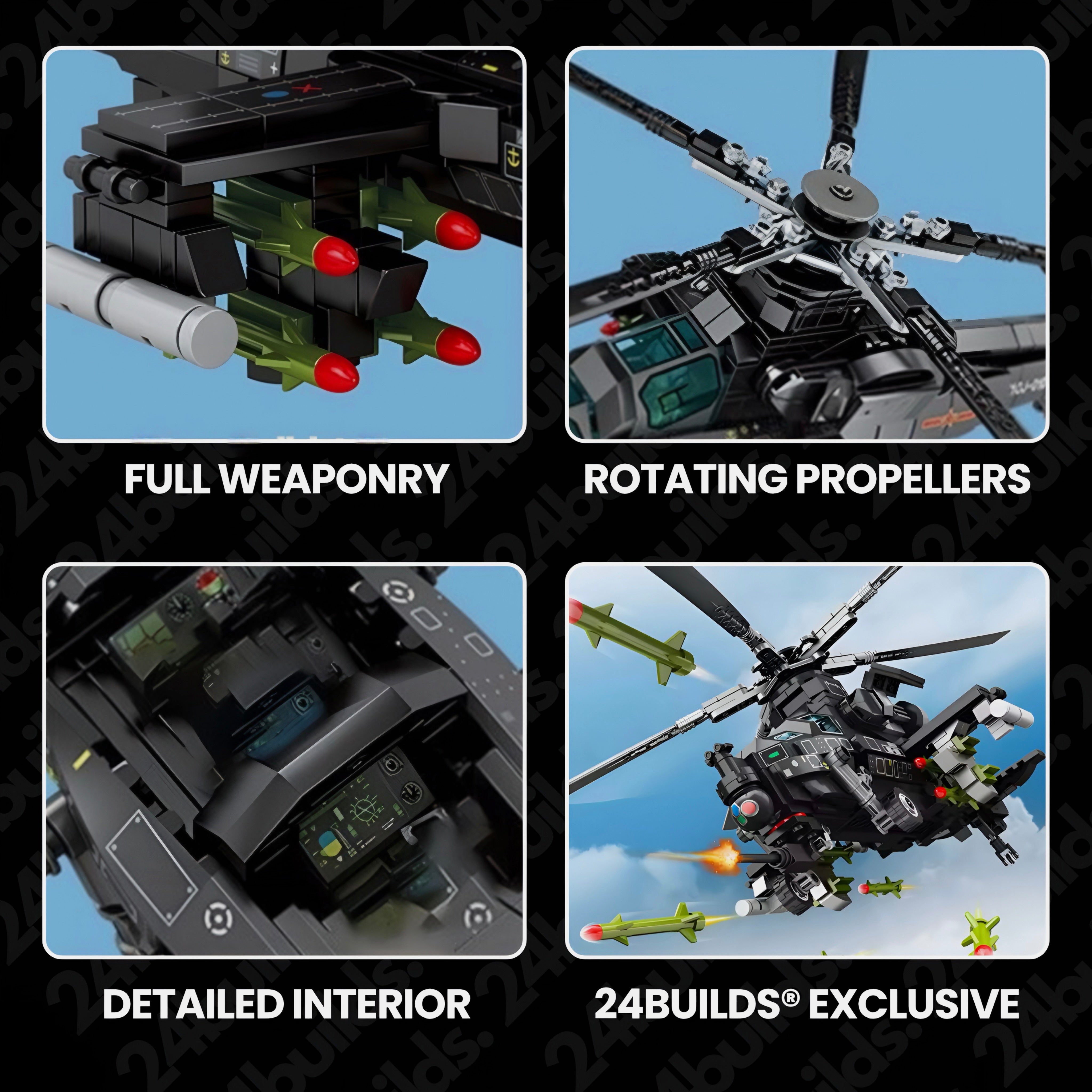 Z-10 Attack Helicopter | 704pcs