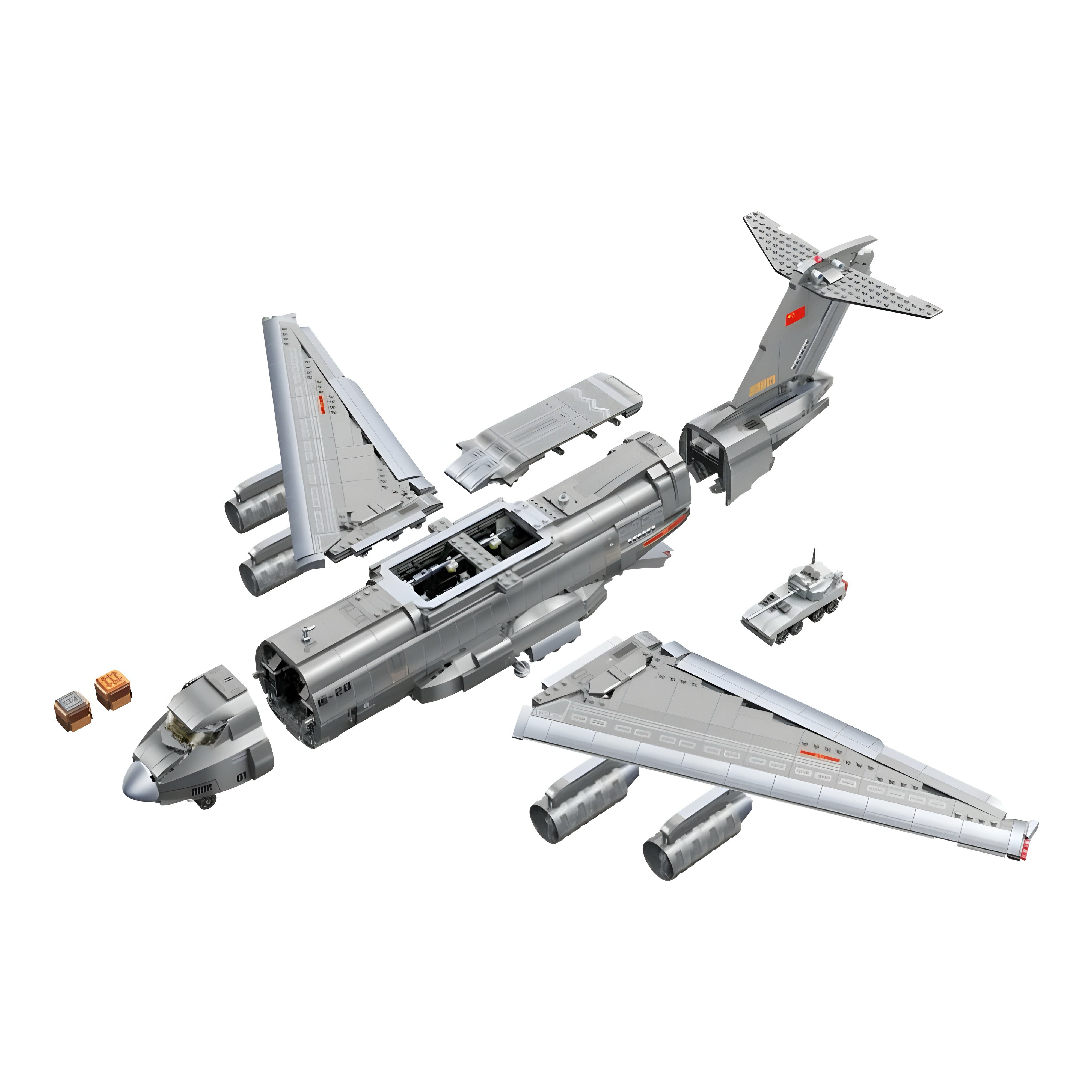 Xi'an Y-20 Cargo Plane | 1736pcs