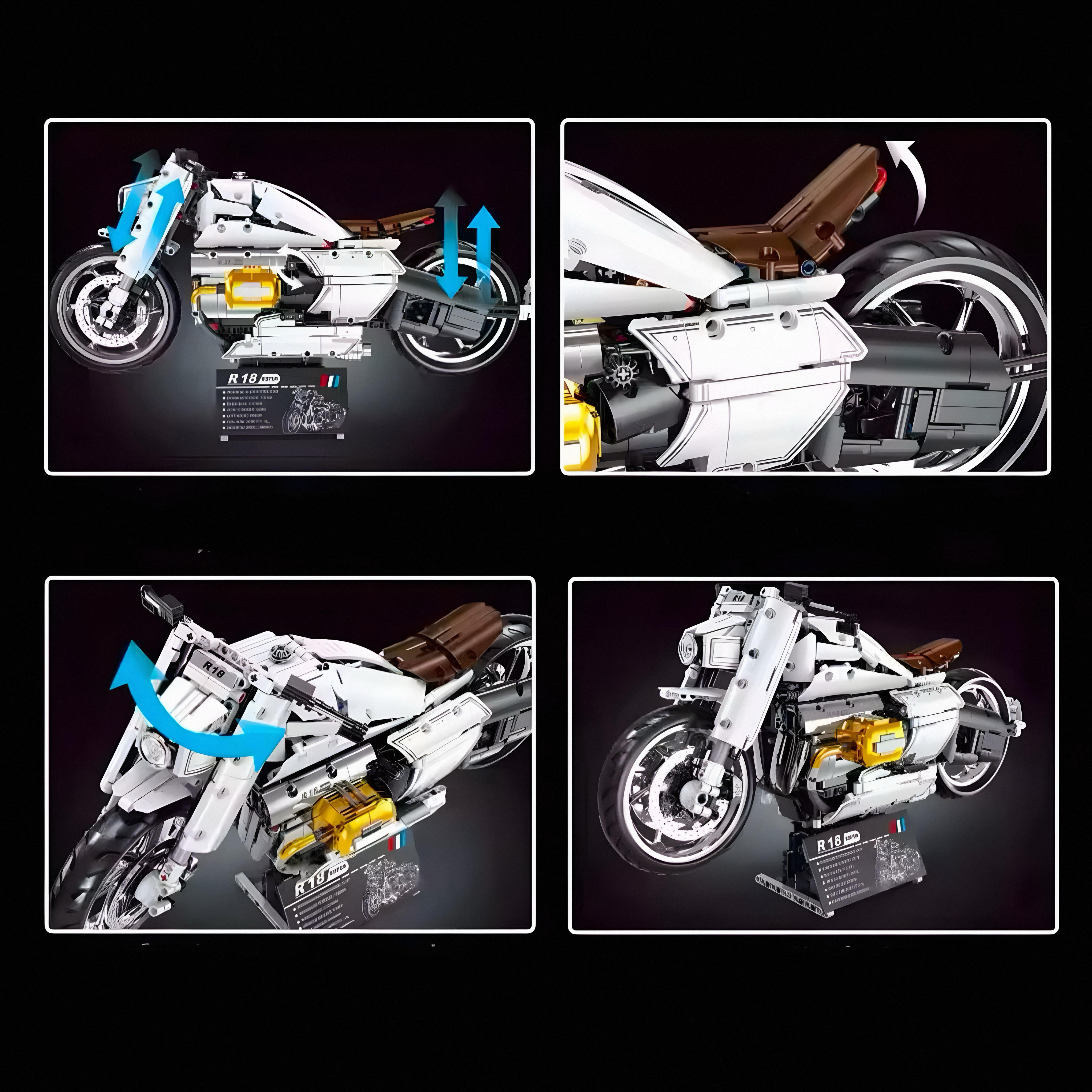 R18 Muscle Bike | 1672pcs