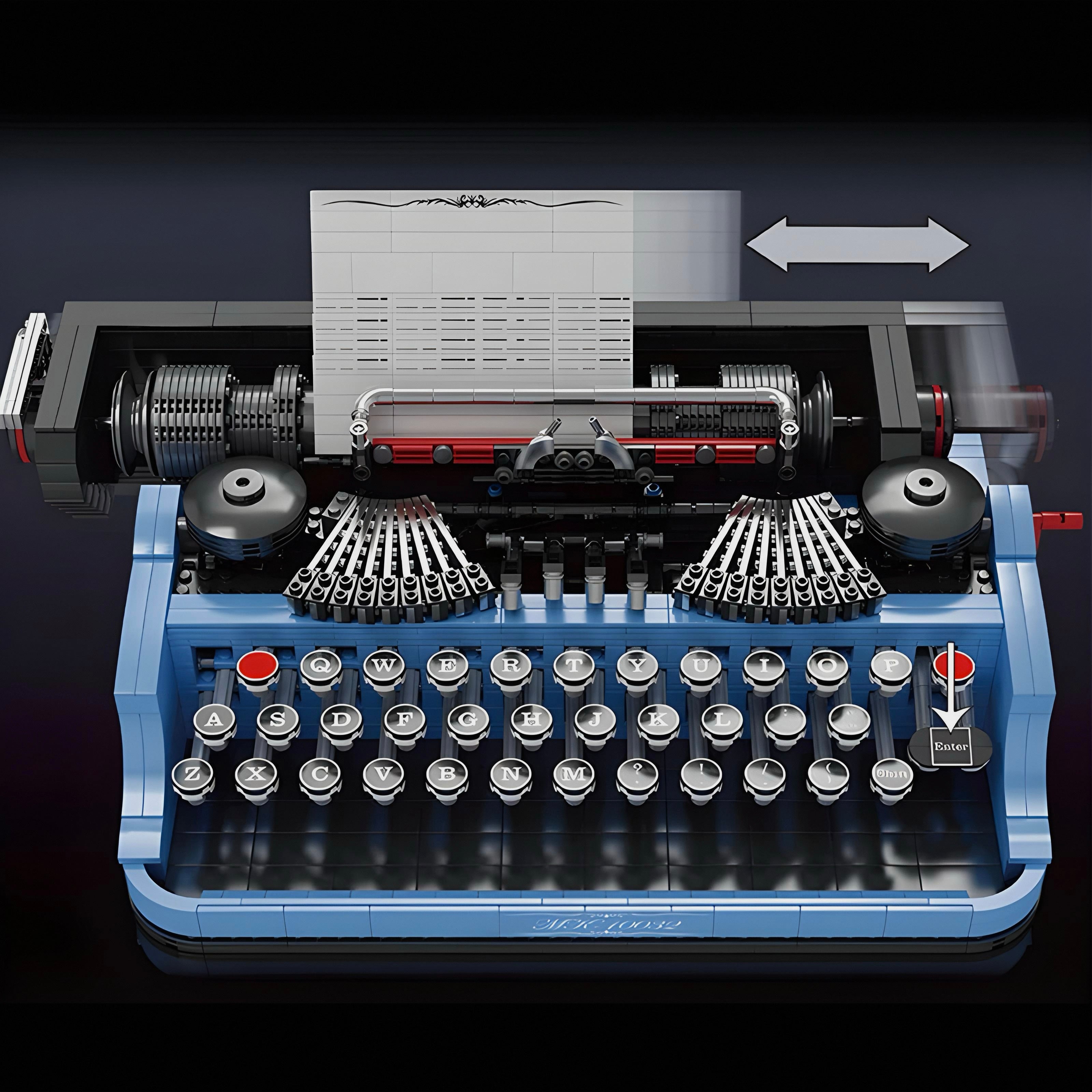 Retro Typewriter | 2138pcs