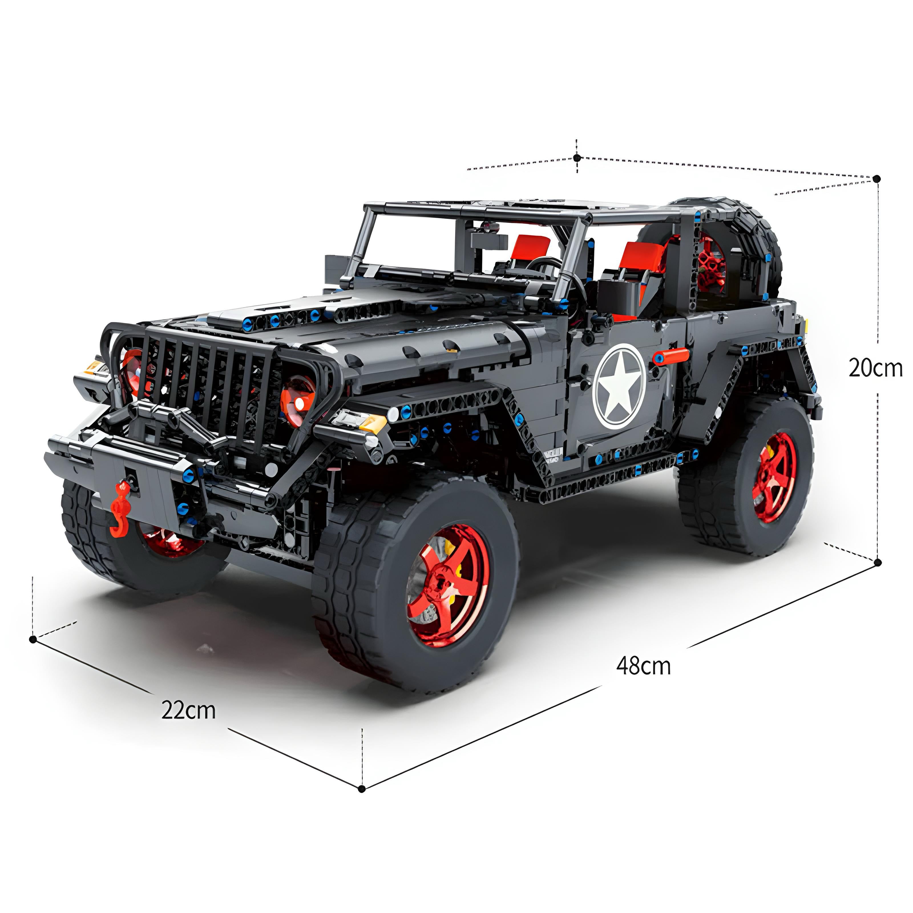 Custom Army Off Roader | 2272pcs