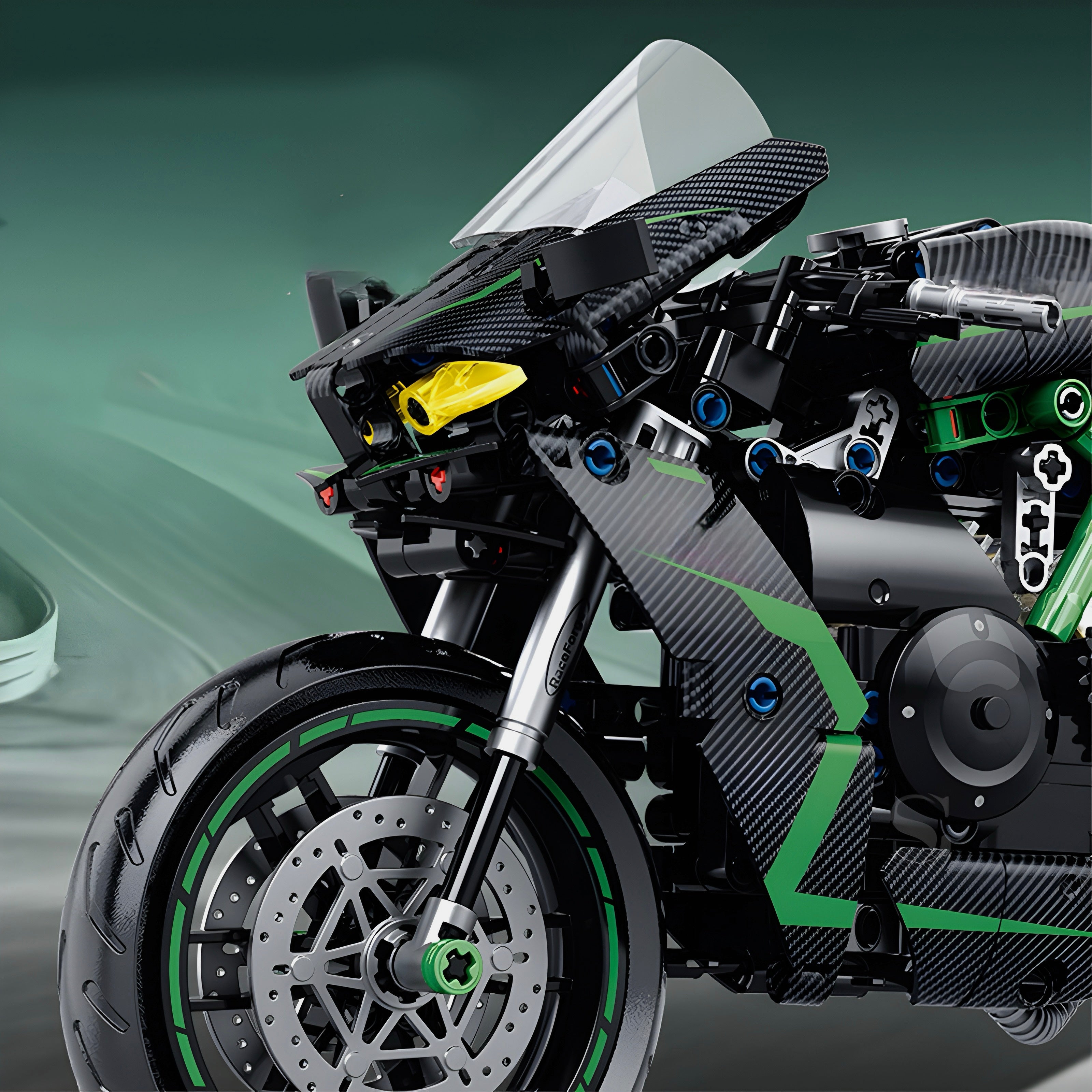 Carbon Fiber Japanese Motorbike | 512pcs