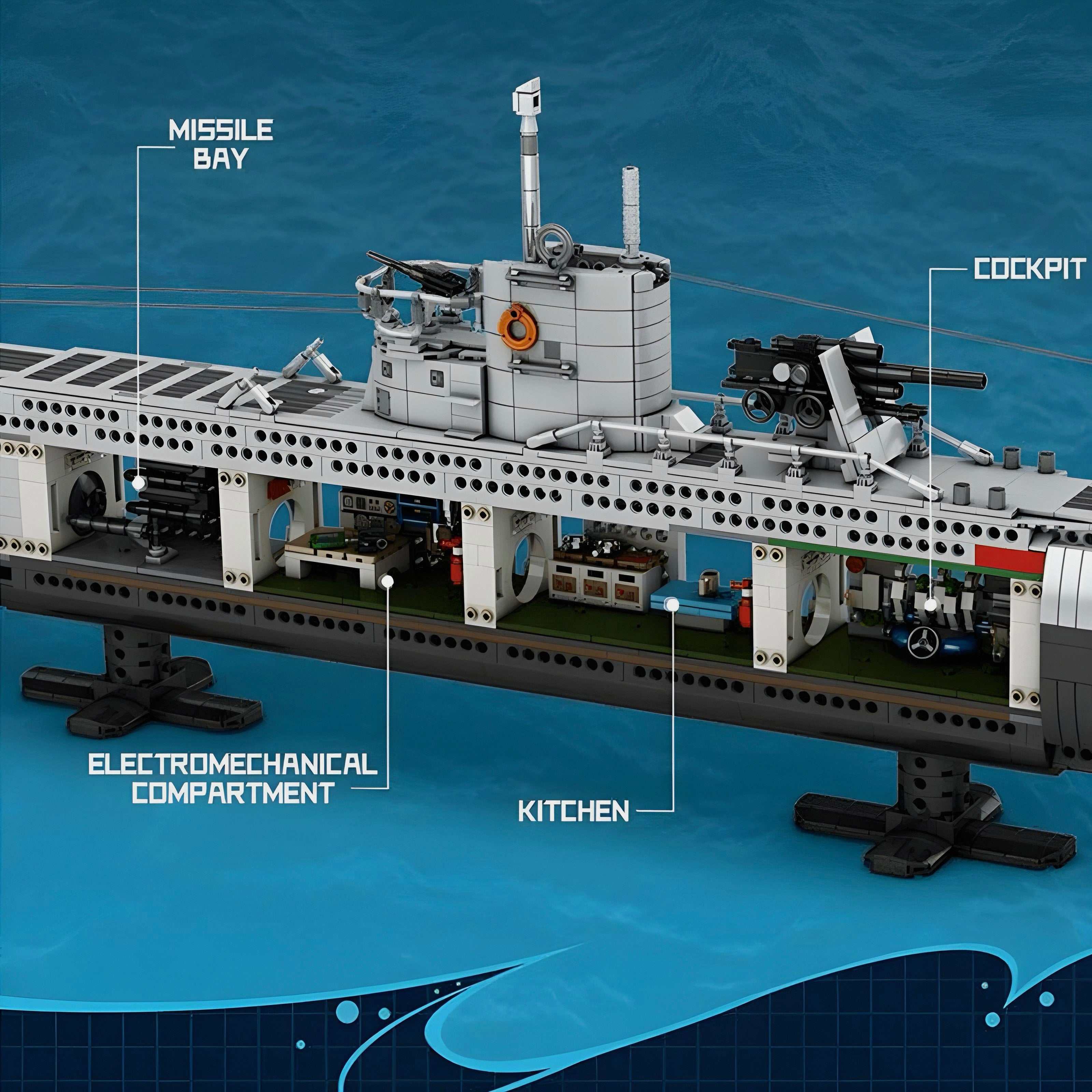 German U-Boat | 3988pcs