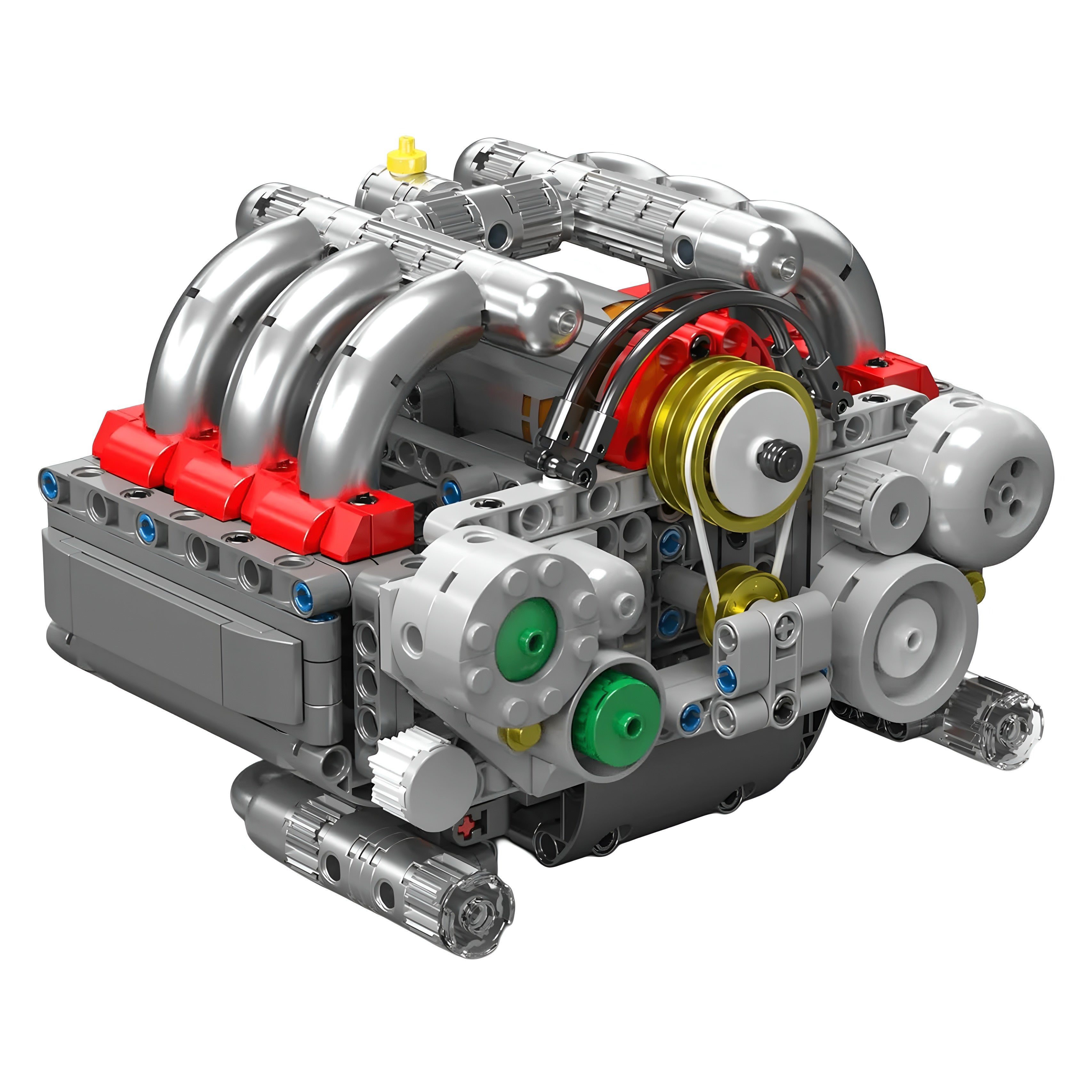 Motorised 6-Cylinder Engine | 608pcs