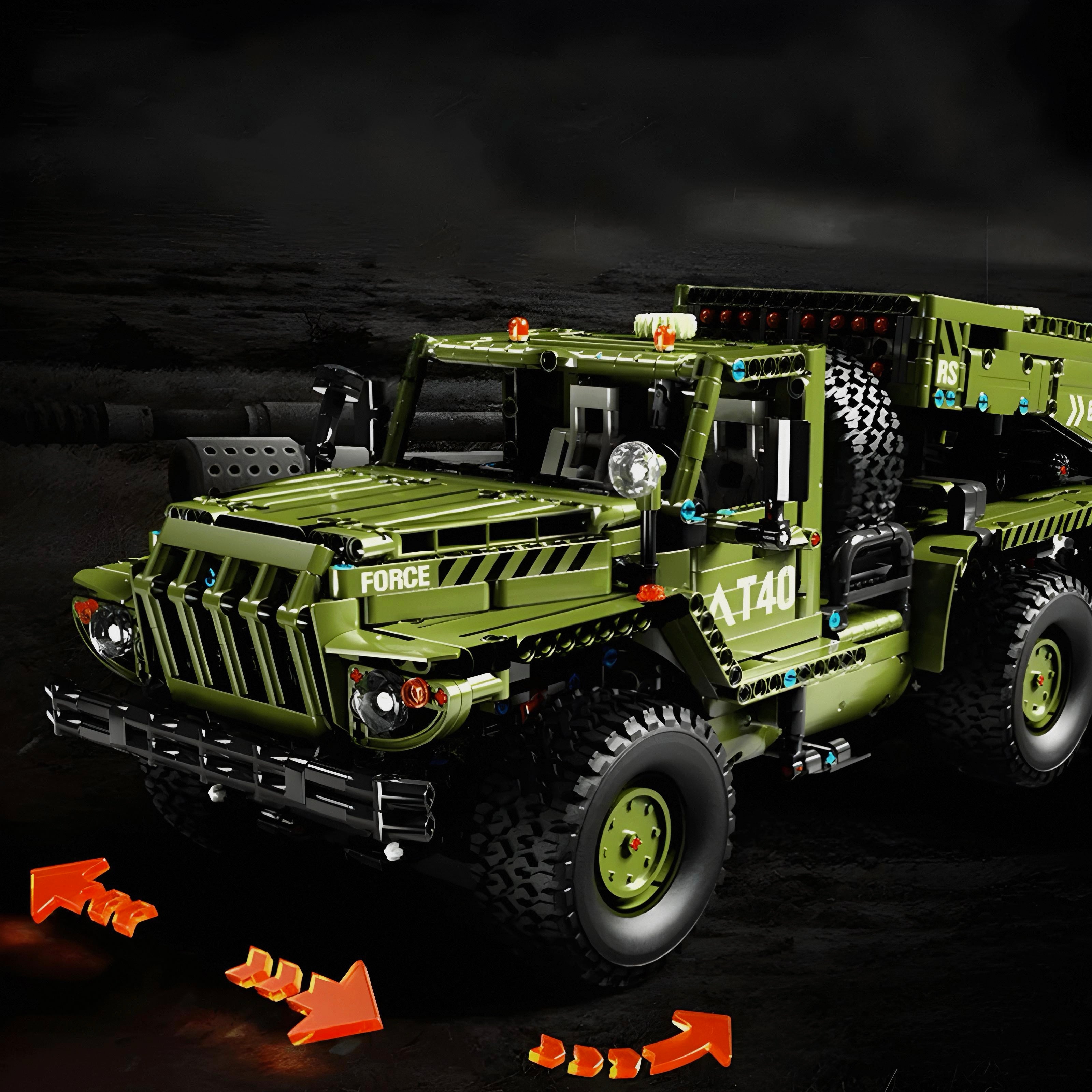 Remote Controlled Katyusha Rocket Launcher | 2269pcs