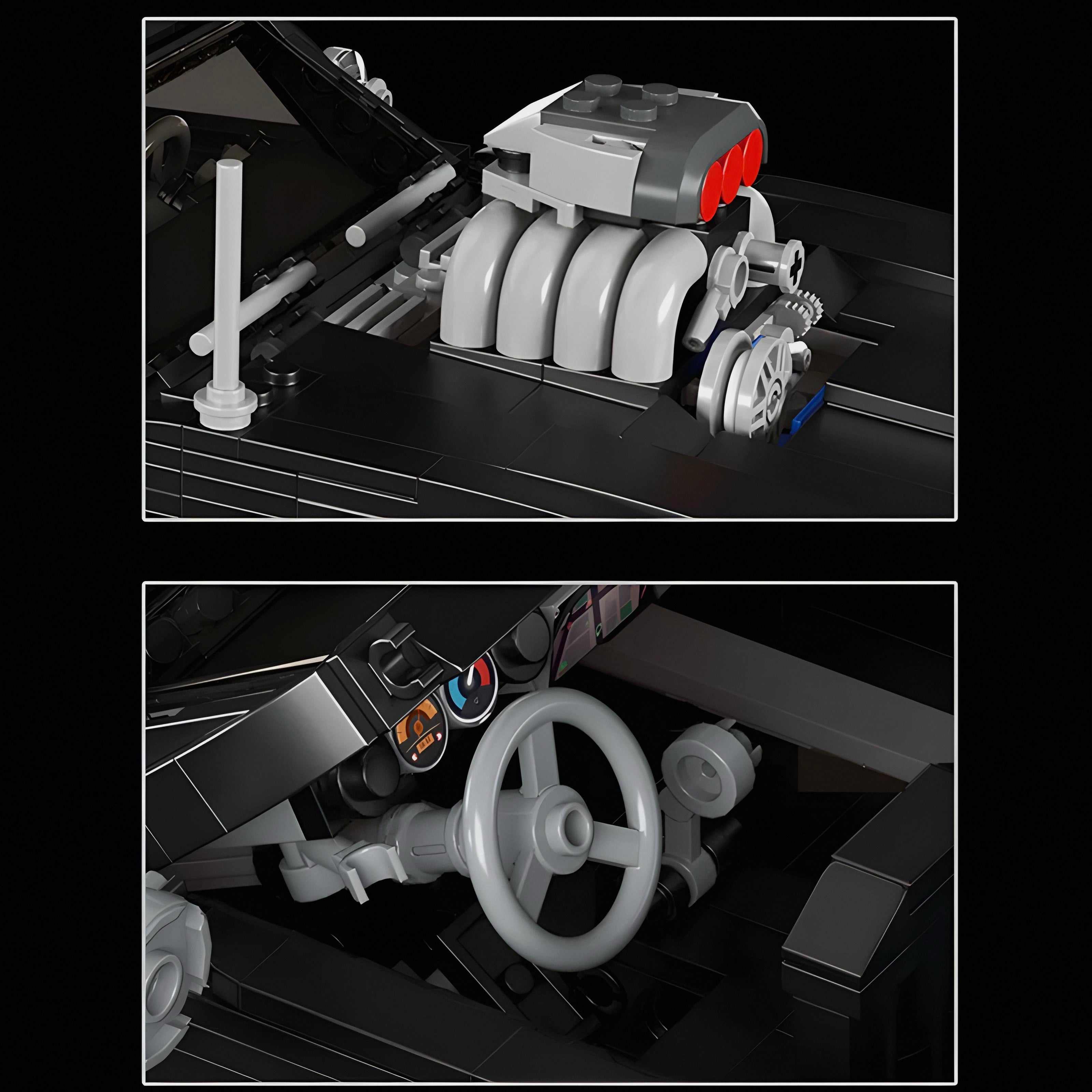 Supercharged Muscle Car | 1440pcs