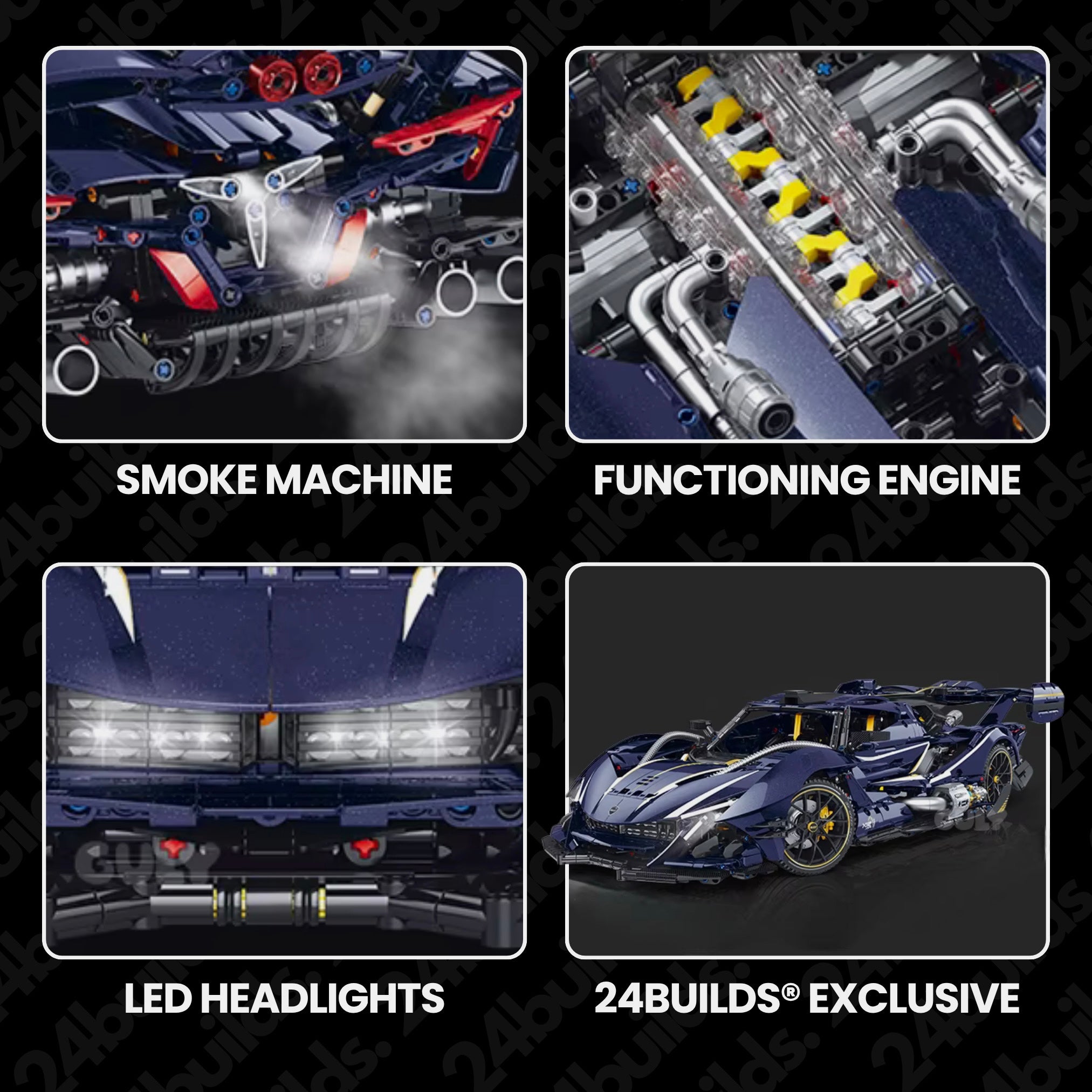 Midnight Edition "Intense Emotion" Hypercar | 3658pcs