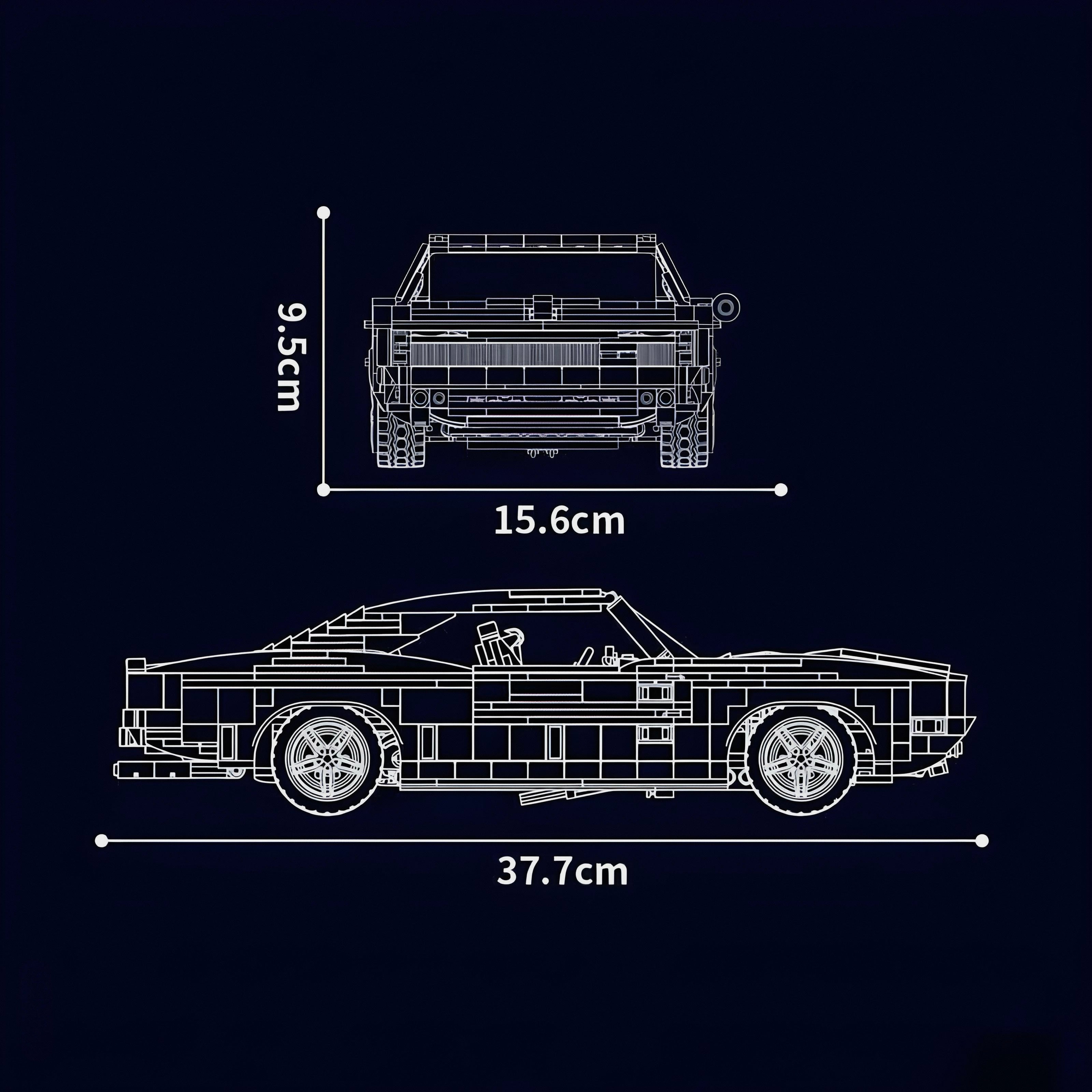 Classic American V8 | 1869pcs