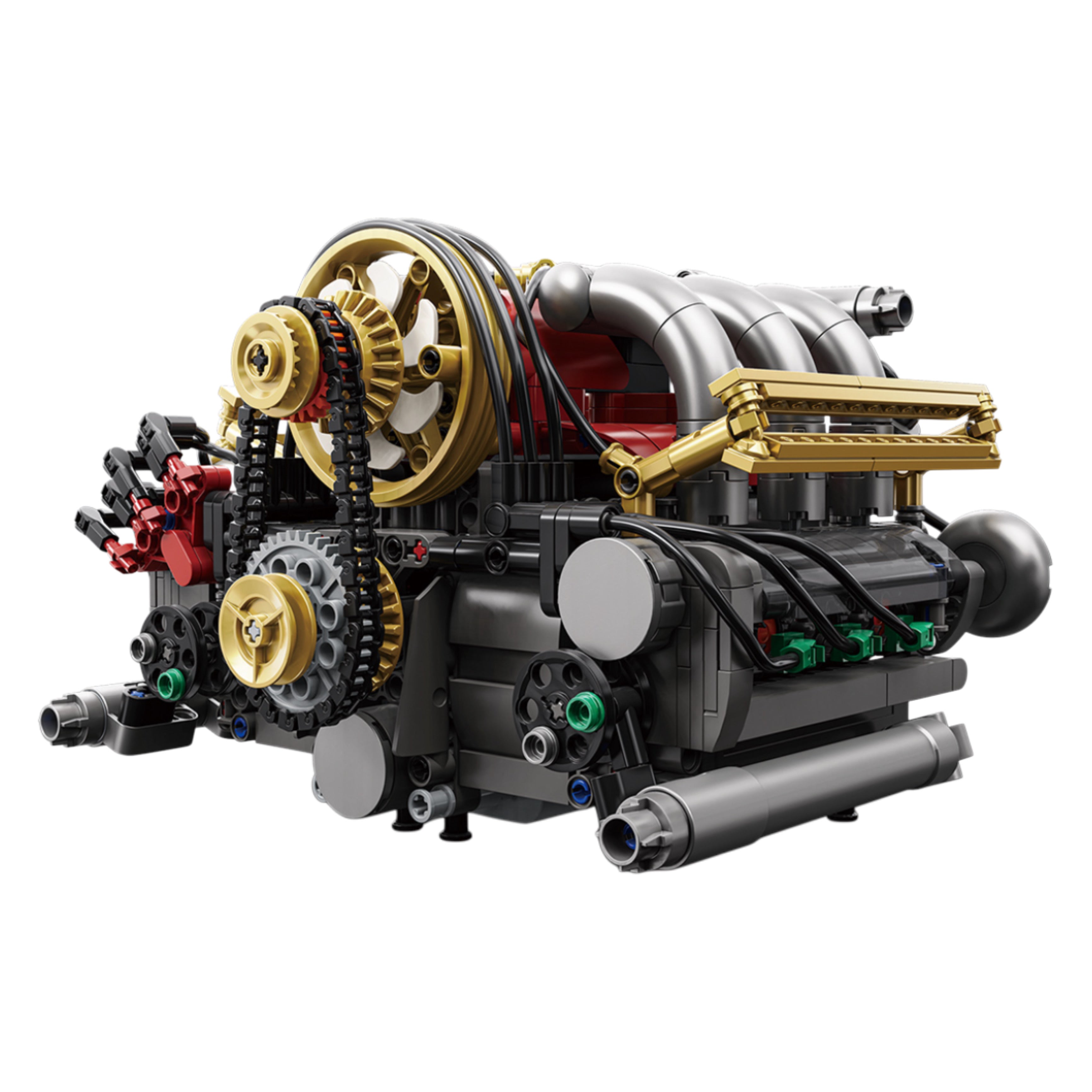 Motorised German Flat-Six Engine