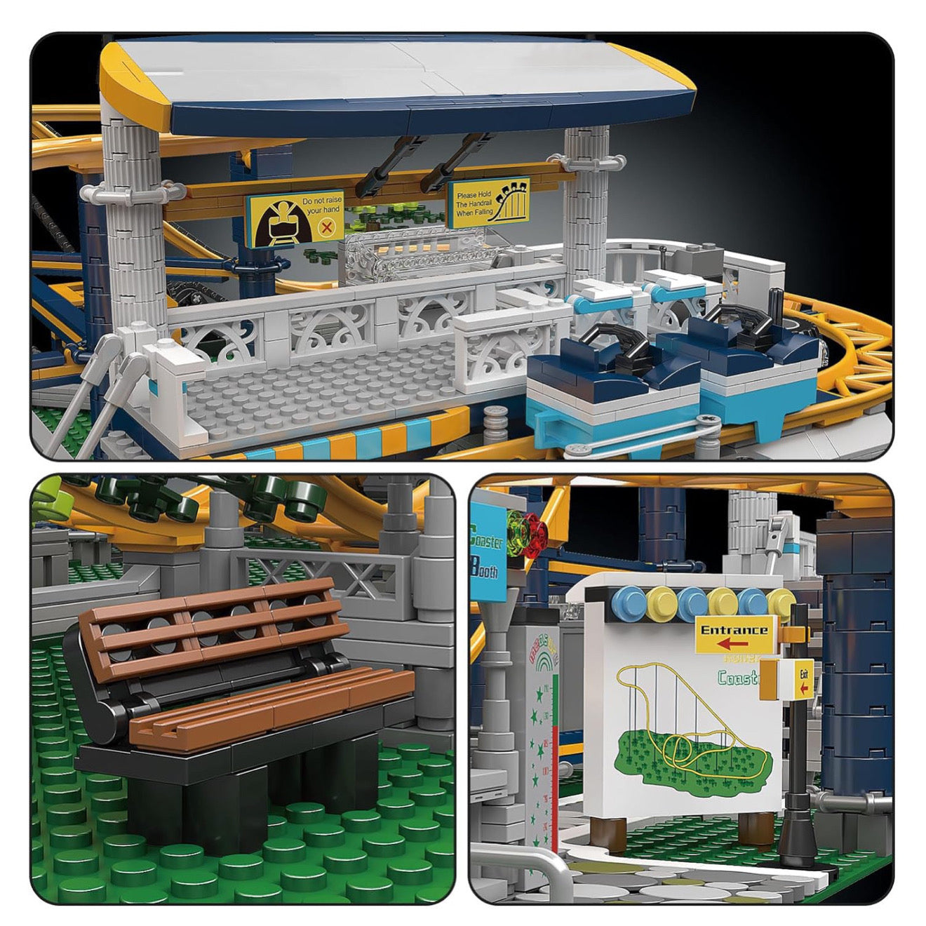 Motorised Looping Roller Coaster | 3238pcs
