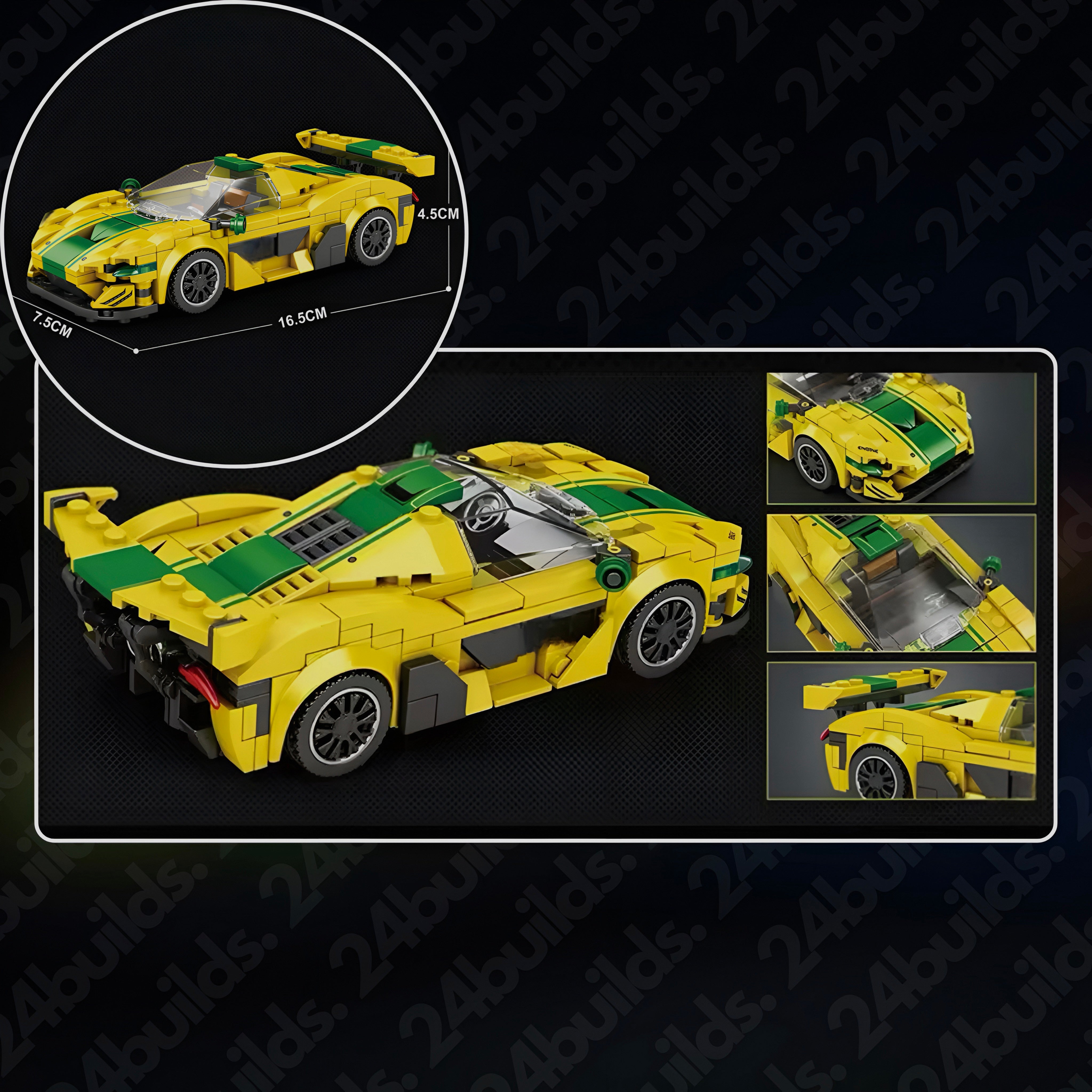 24builds® P1 GTR | 428pcs