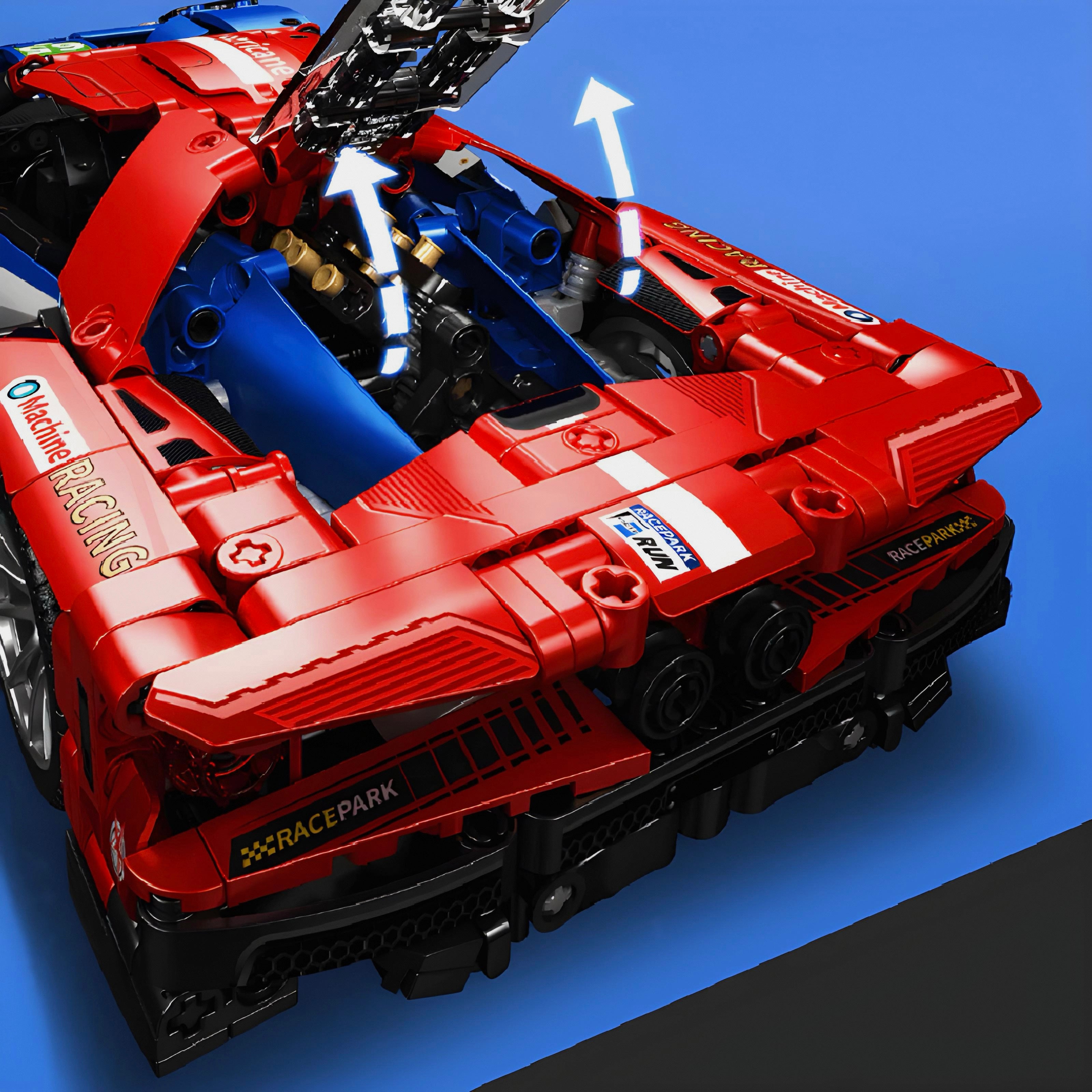 Remote Controlled Race Spec GT Hypercar | 1258pcs