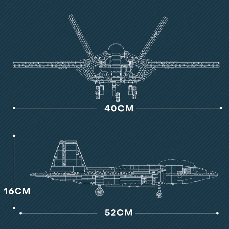 F-22 Raptor | 1836pcs