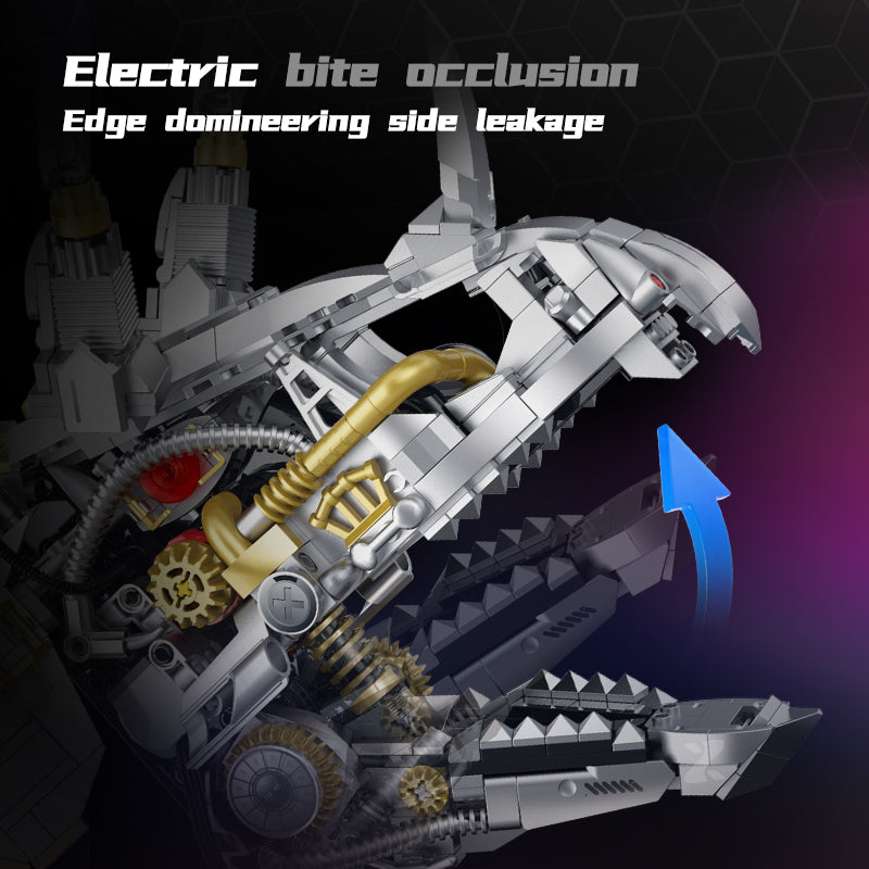 Cyber Triceratops Head | 928pcs