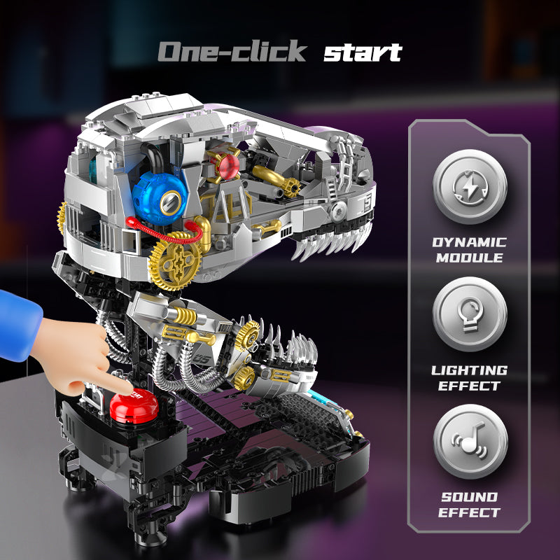 Cyber T-Rex Head | 918pcs